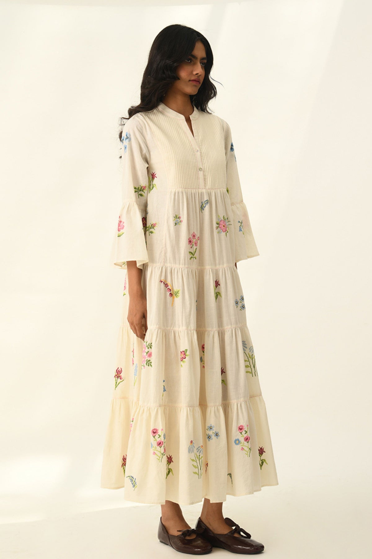 Corymbifera Embroidered Dress