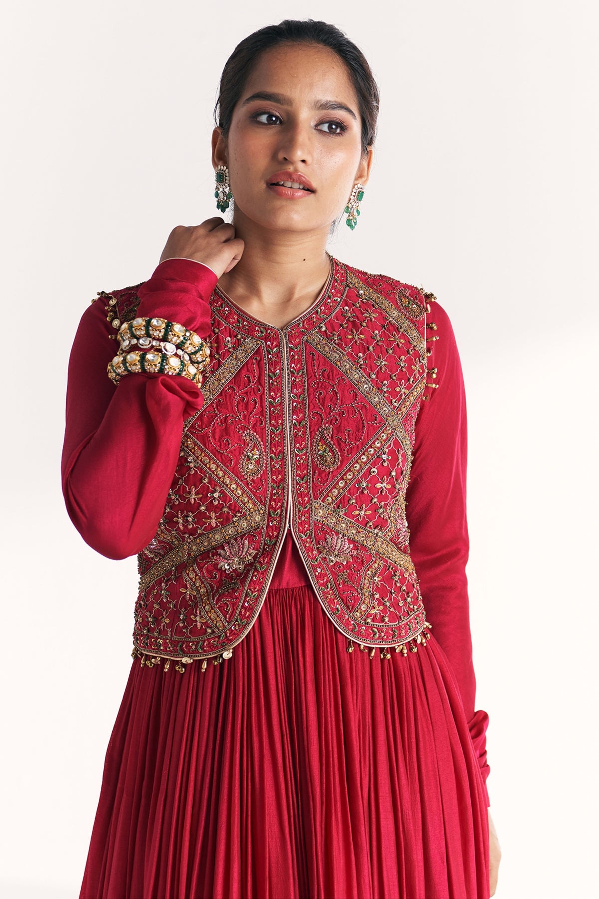 Pakhi Magenta Pink Anarkali