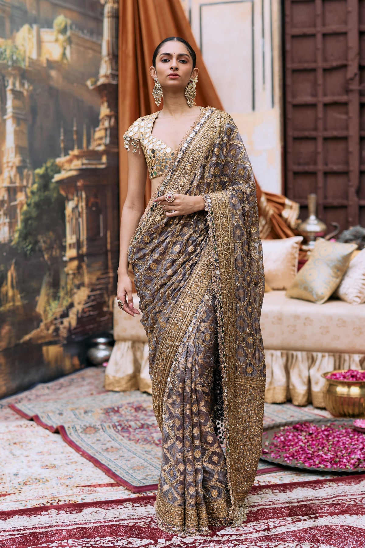 Patralekha Saree Set