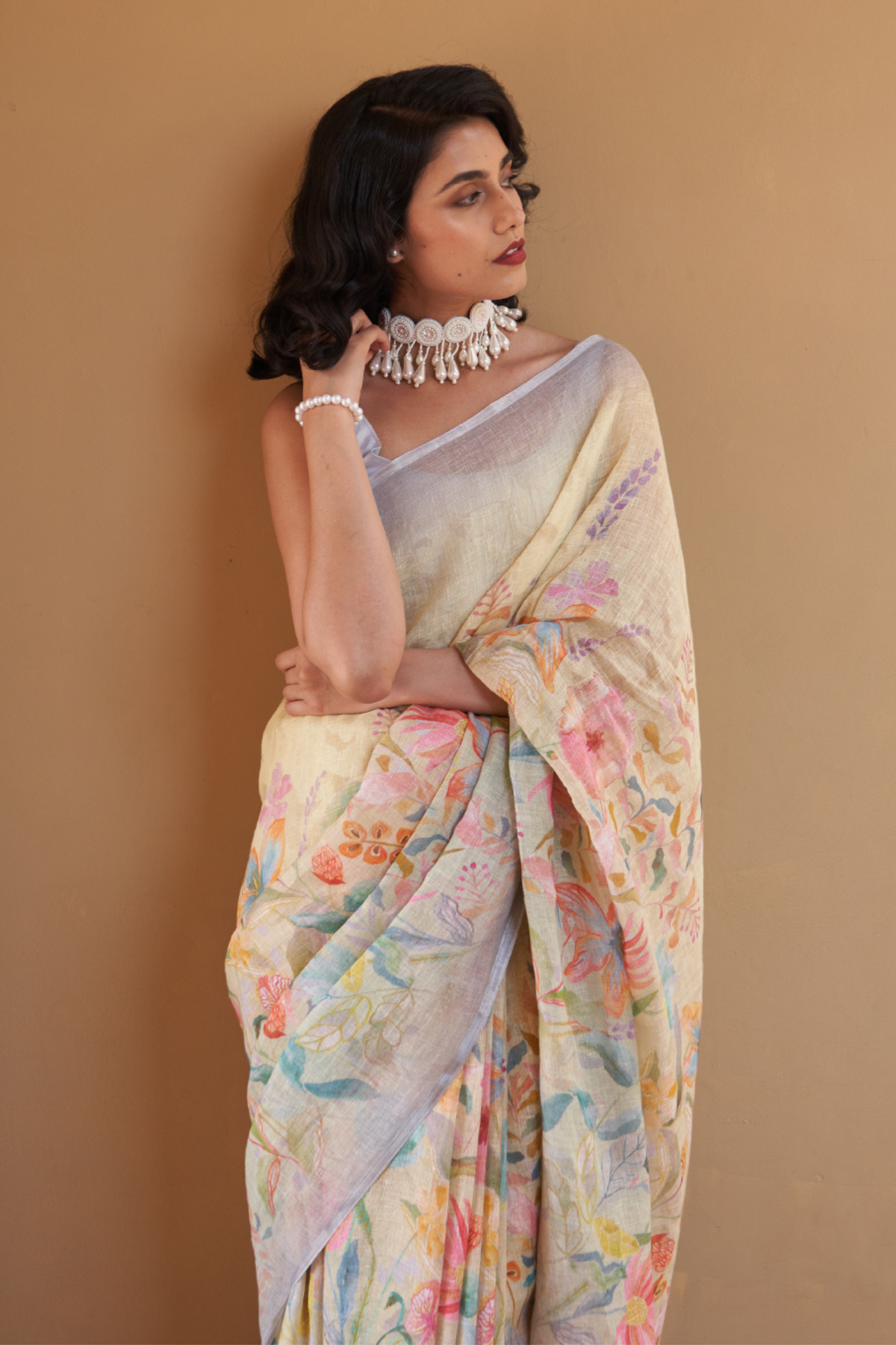 Jaya Yellow Saree