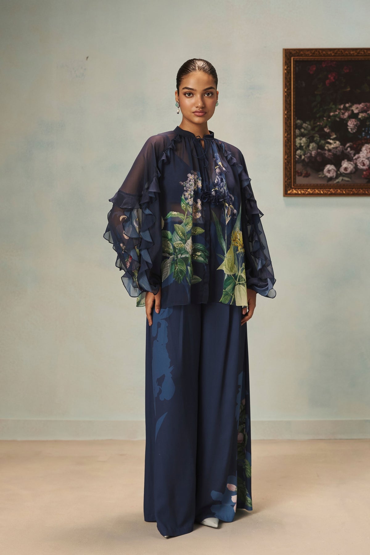 Vienna Indigo Haze Top