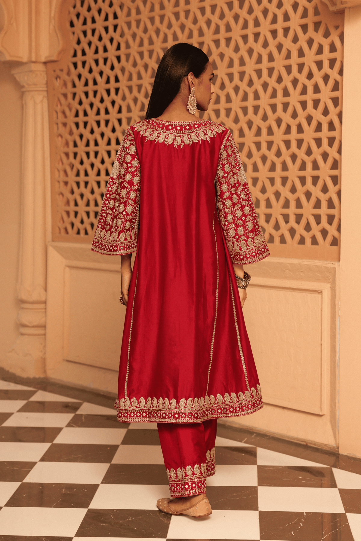 Aiman Short Chauga With Salwar