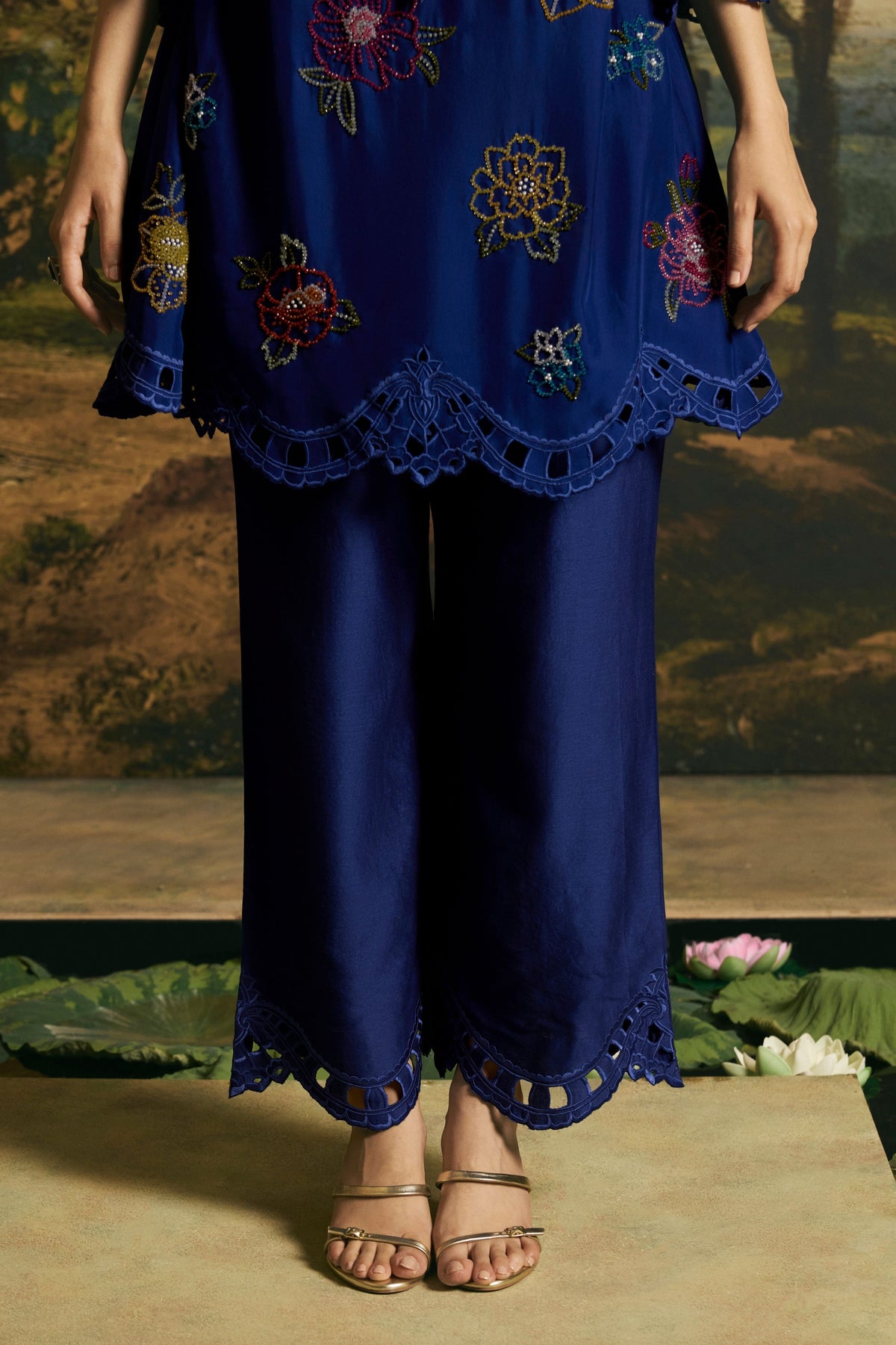 Cobalt Blue Tunic Set