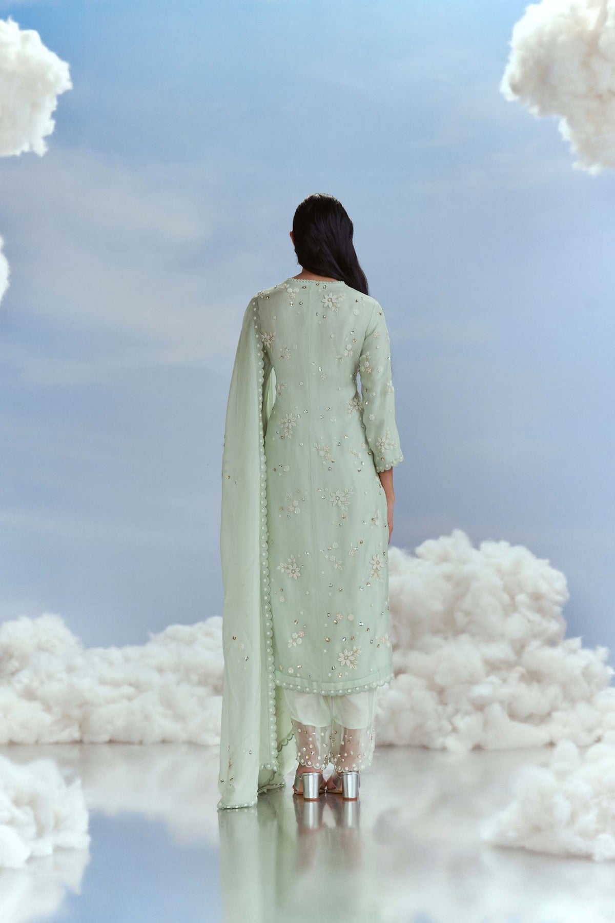 Mint Babylon Straight Cut Kurta Set