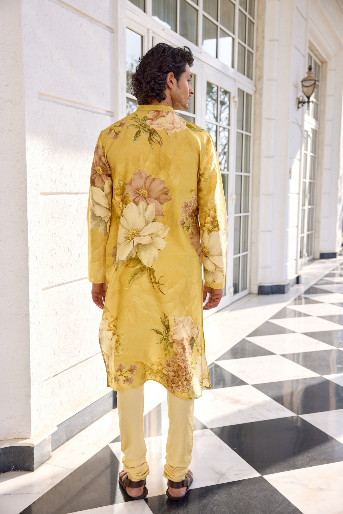 Ilyaz Floral Kurta Set