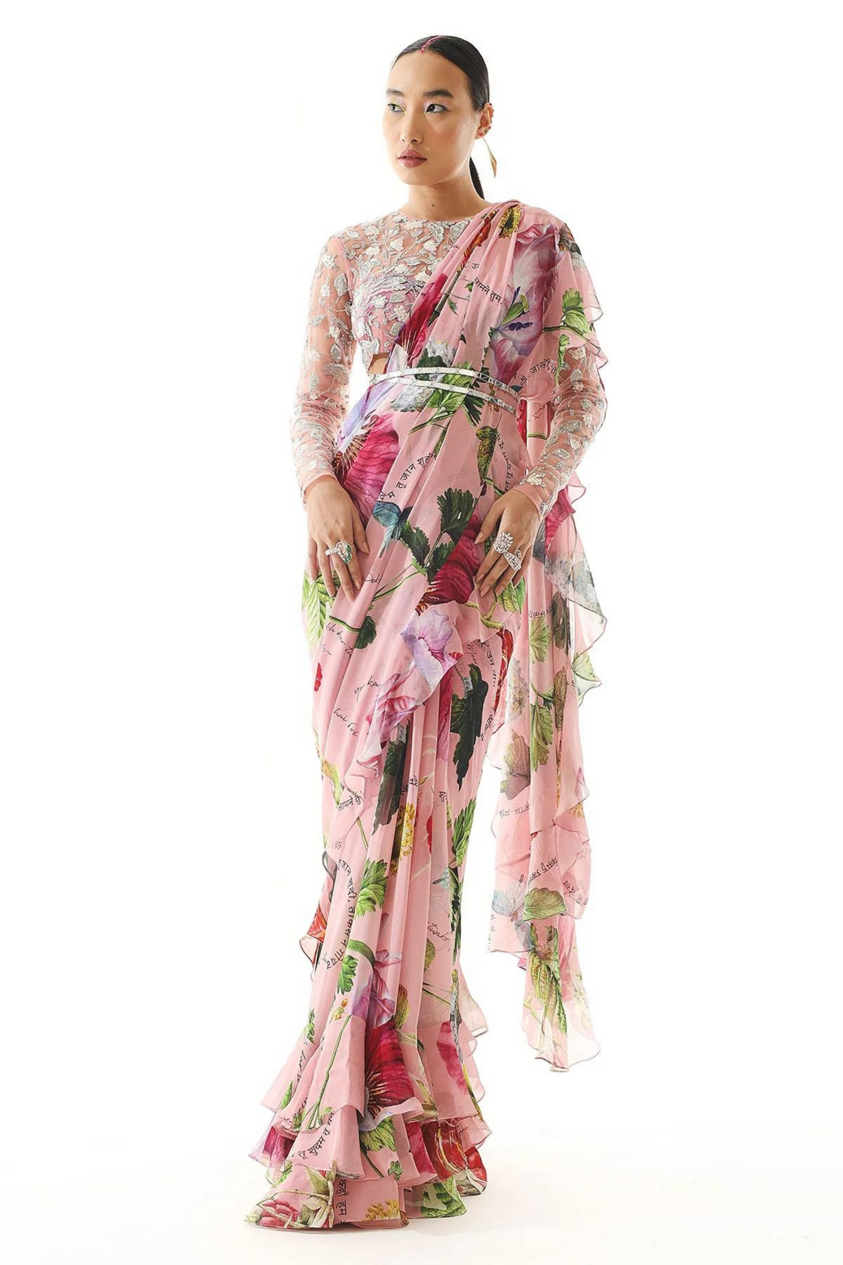 Shanaya Ruffle Saree