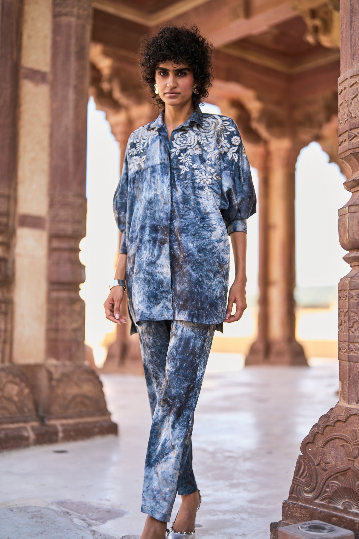 Boxy Embroidered Set