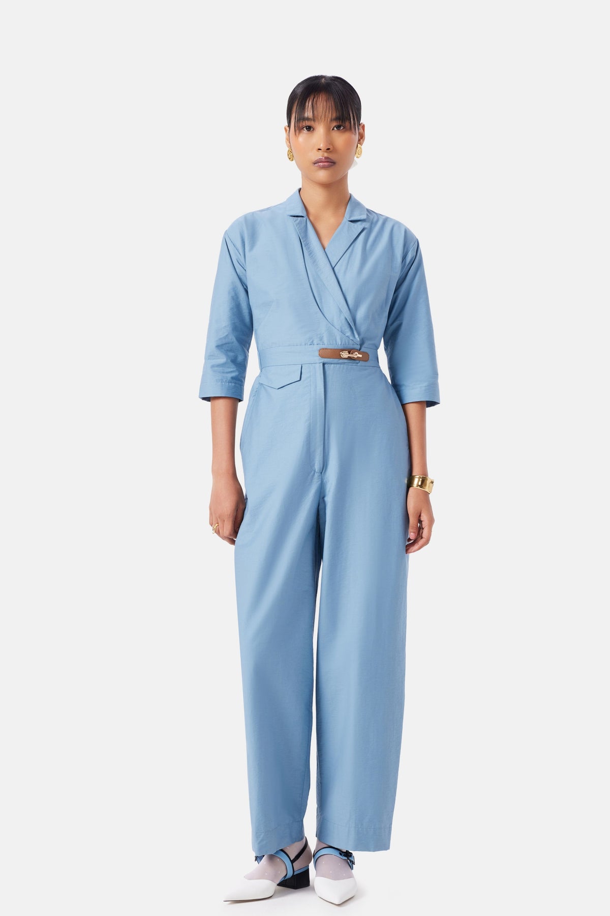Palmer Blue Jumpsuit