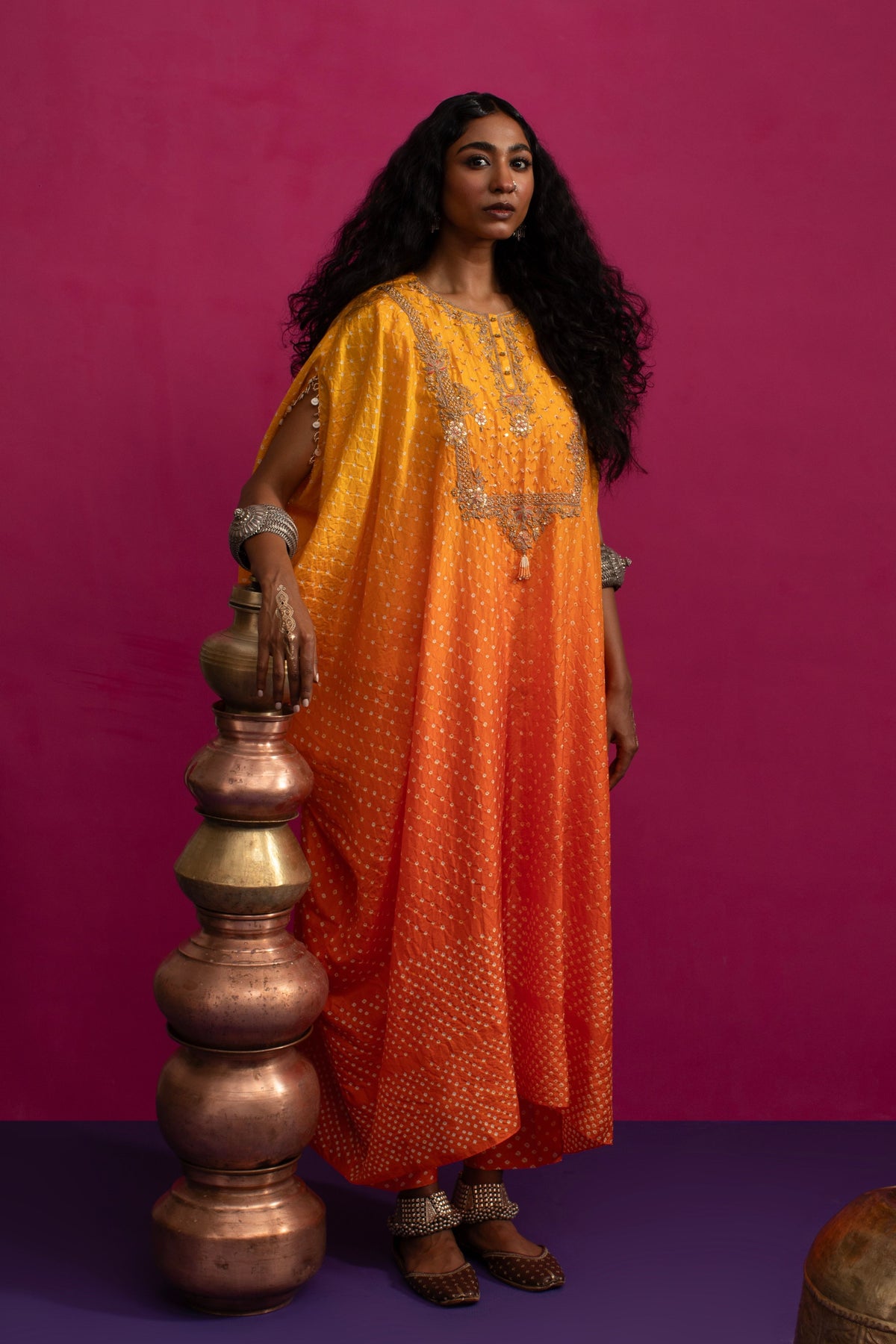 Mangalya Ombre Kaftan Set
