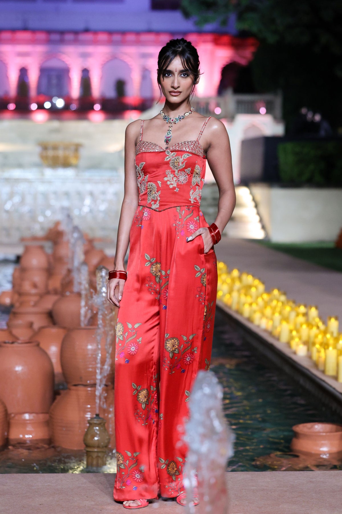 Amer Surkh Laal Jumpsuit