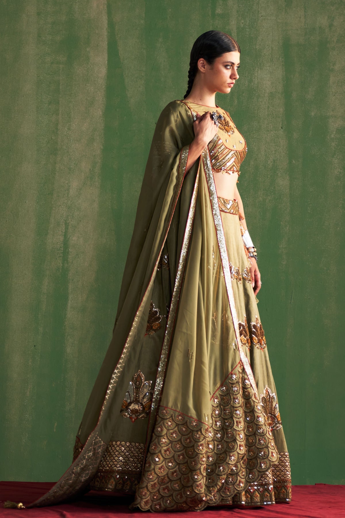 Vatika Silk Lehenga Set
