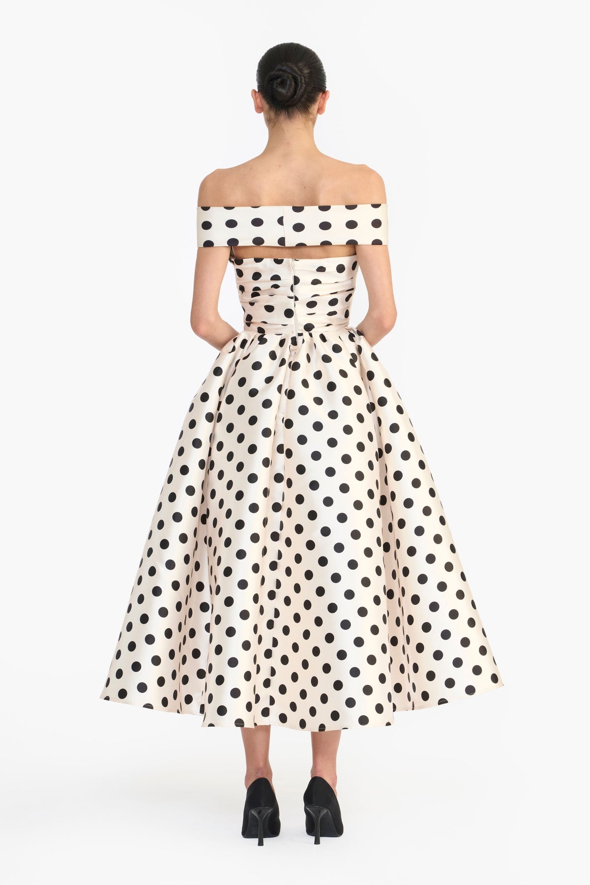 Off Shoulder Midi Dress