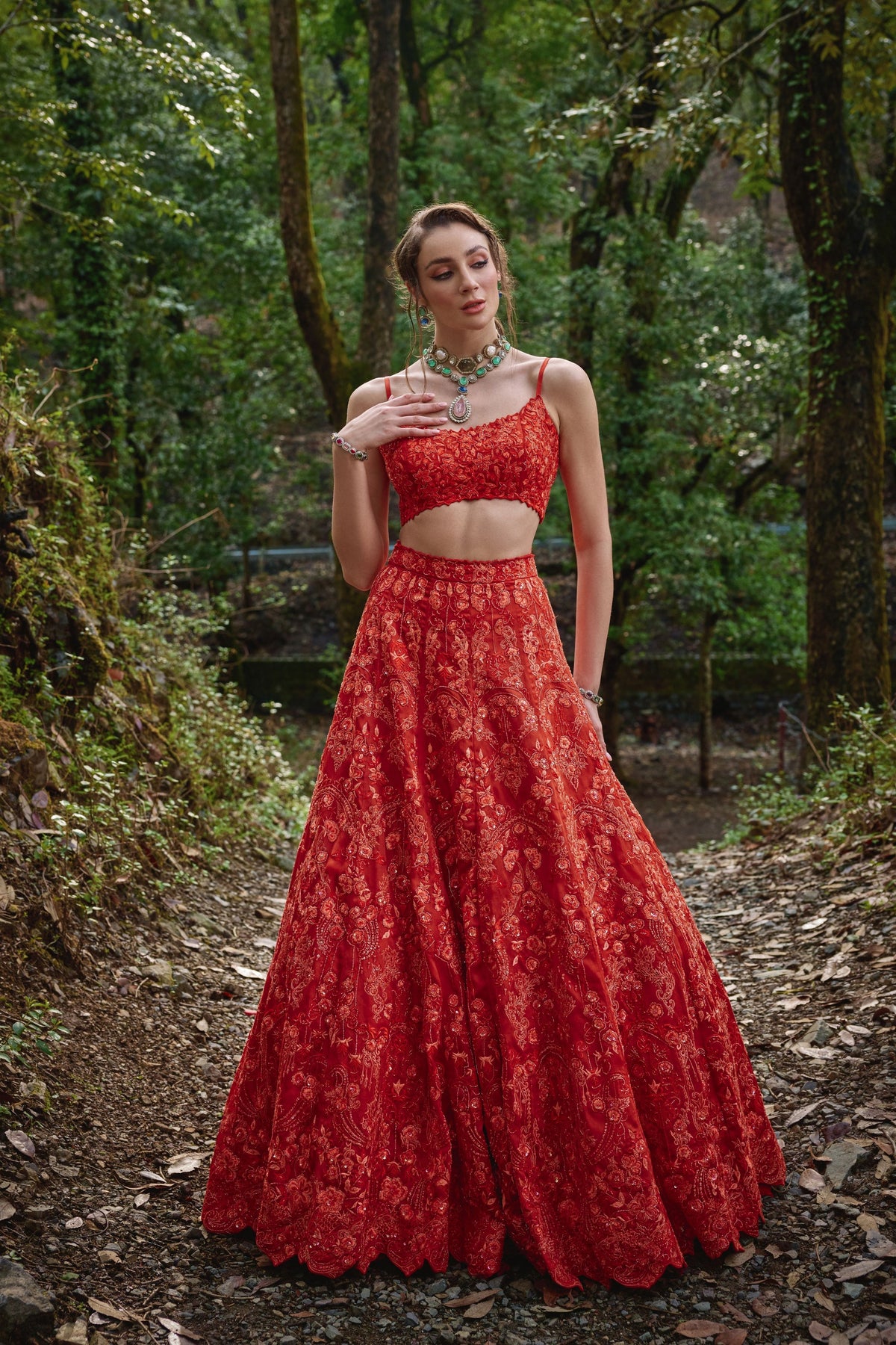 Amber Lehenga Set