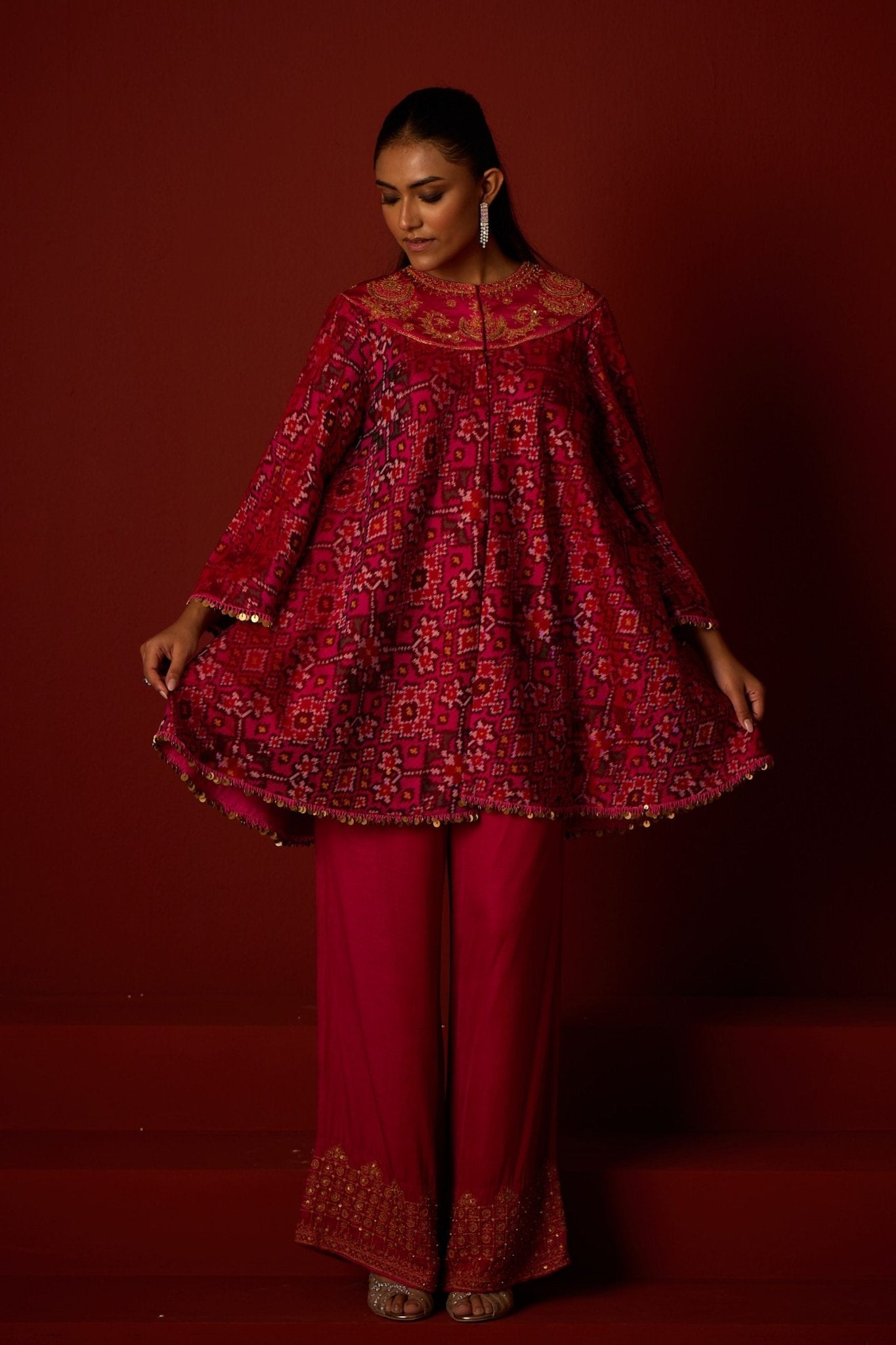 Patola Marodi Anarkali Tunic Set - Twenty Nine - Elahe