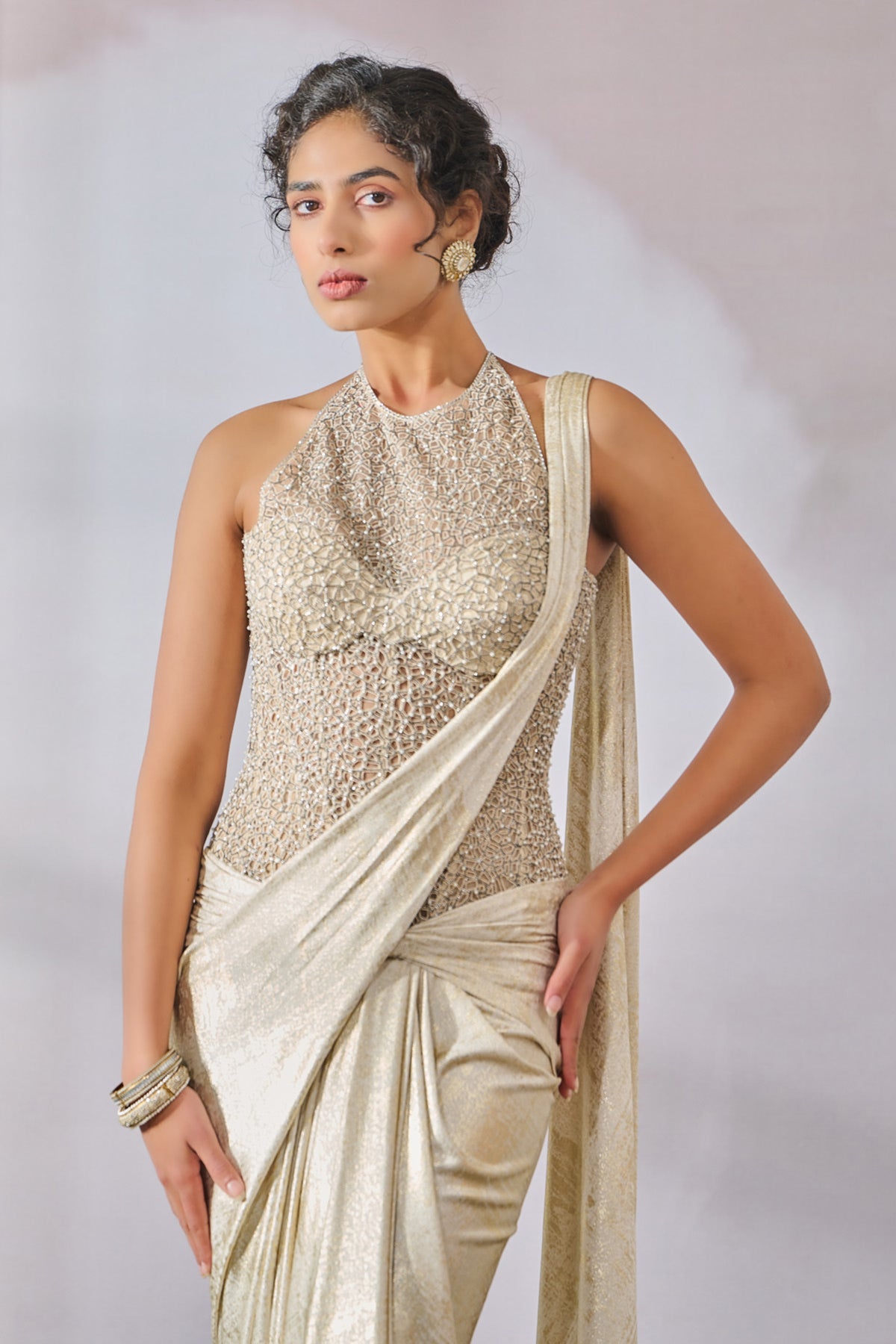 Signature Foil Concept Saree