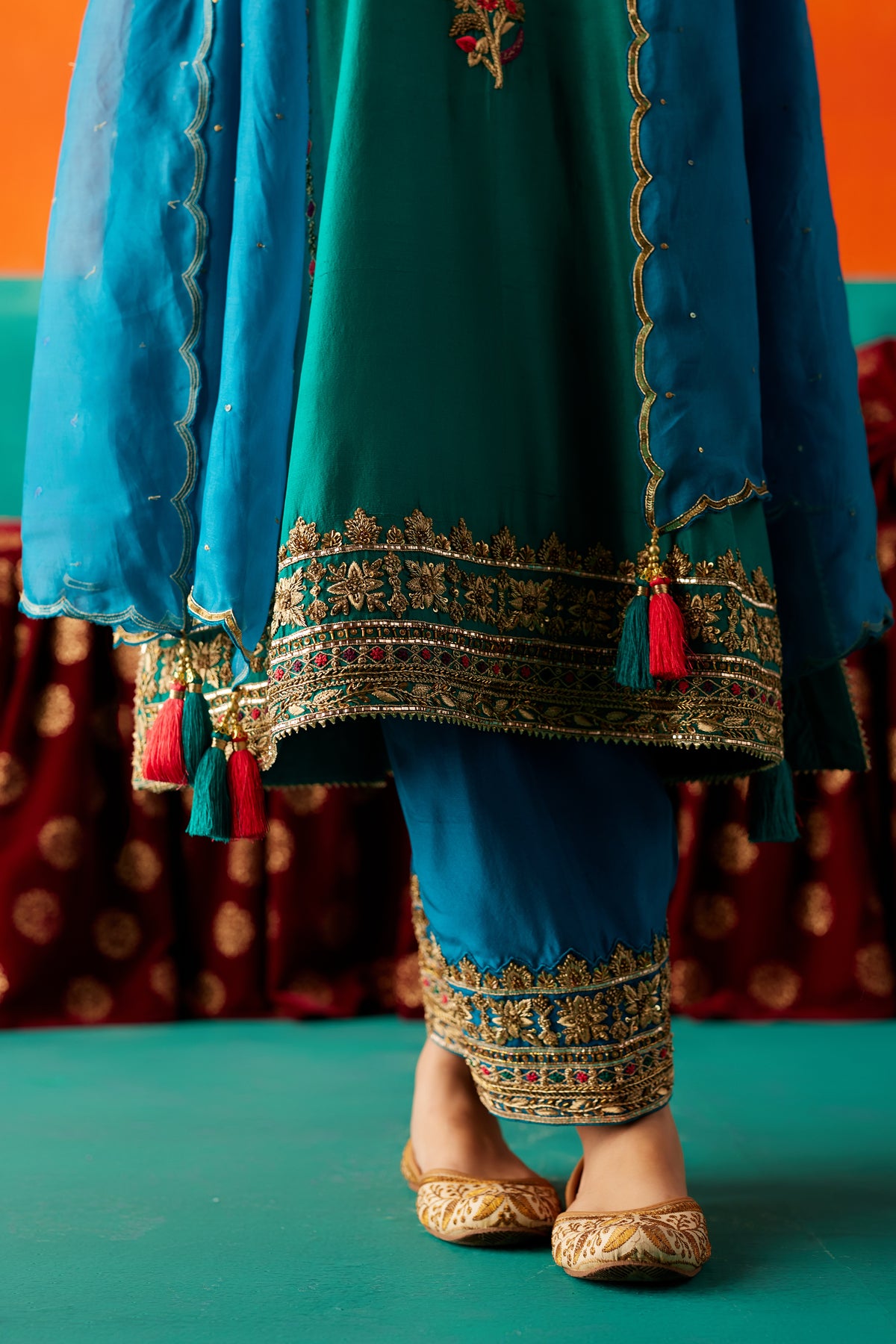 Castleton Green Kurta Set