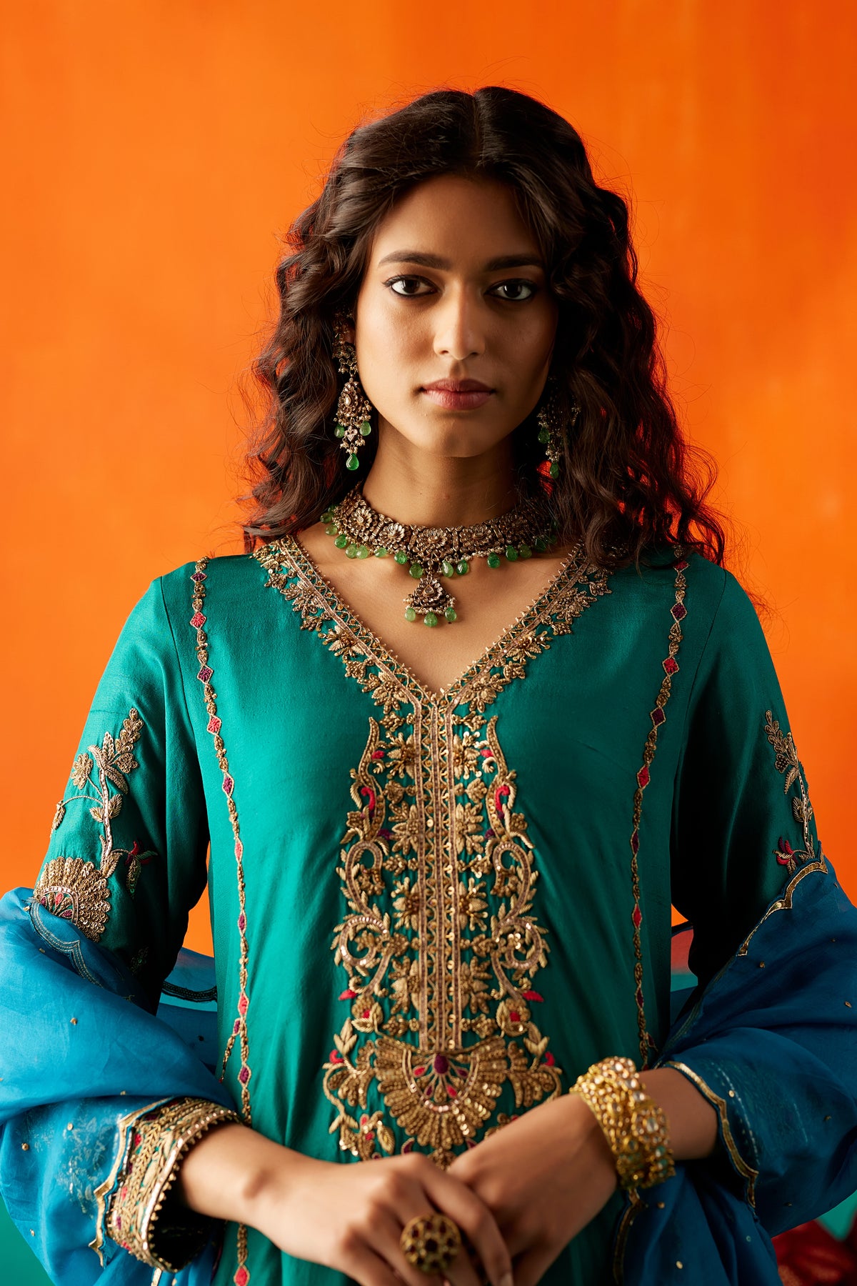 Castleton Green Kurta Set
