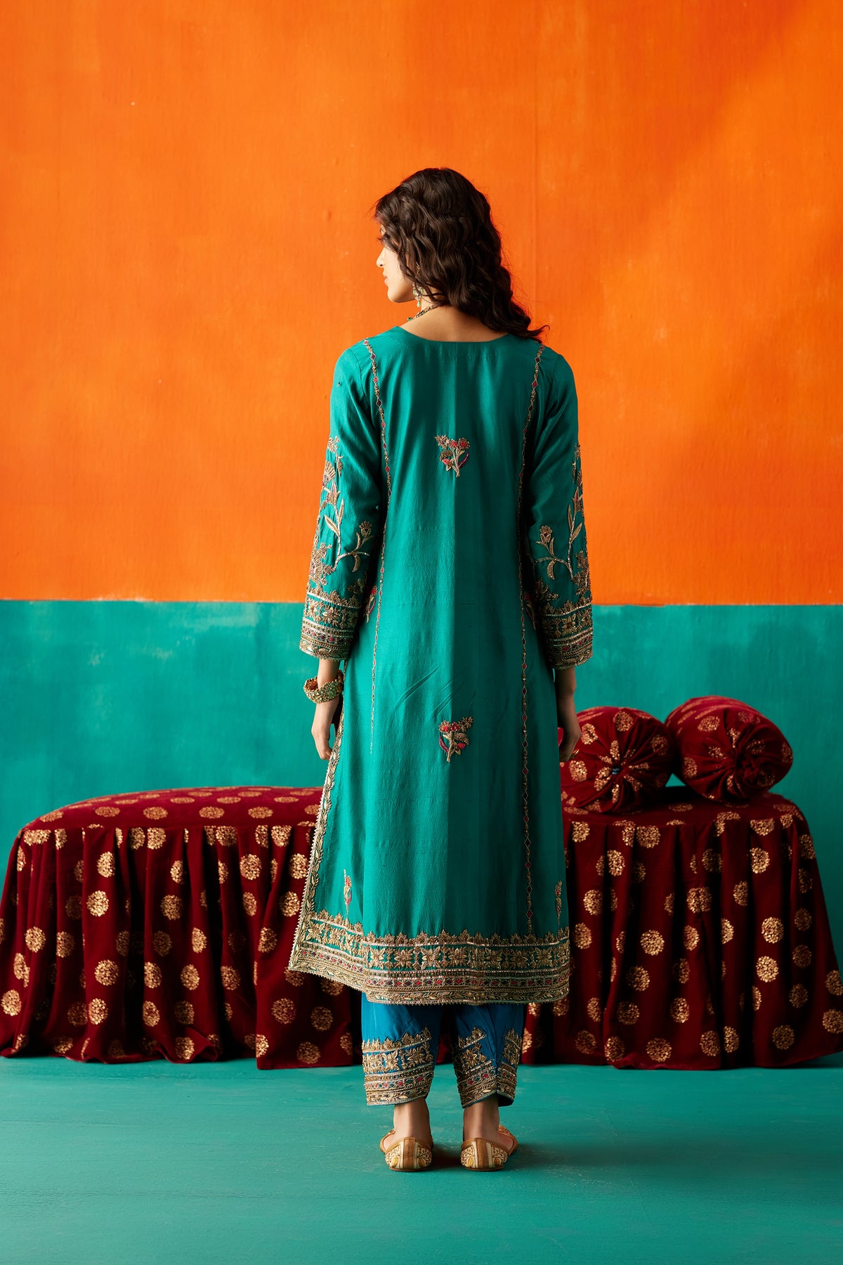 Castleton Green Kurta Set