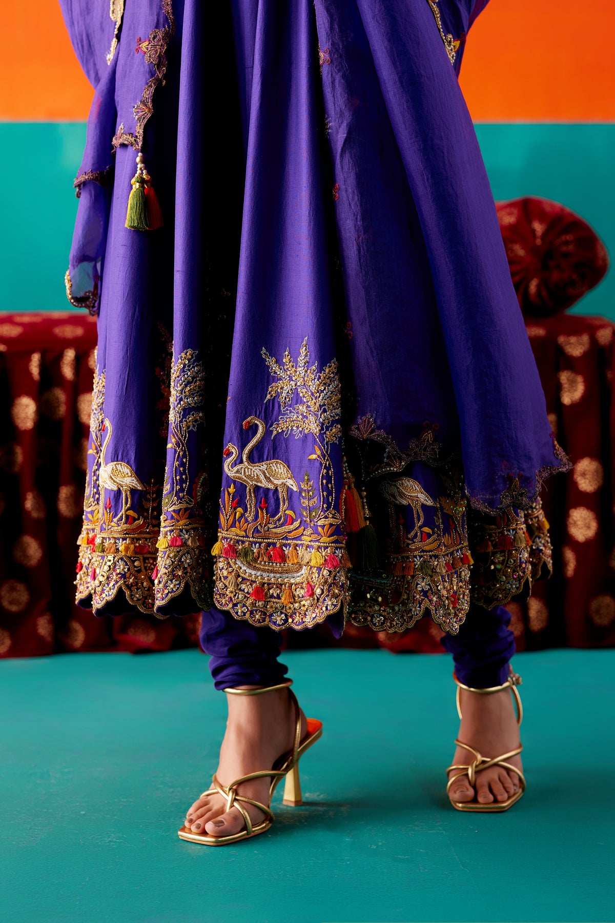 Purple Kurta Set