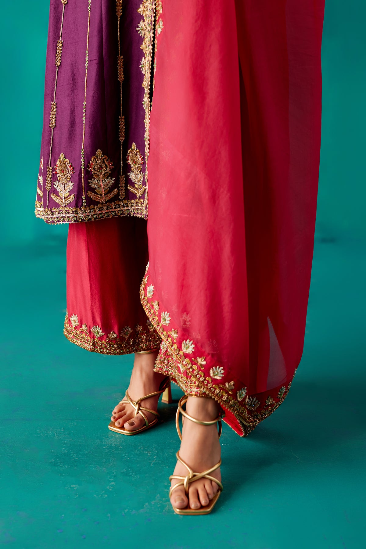Deep Wine Kurta Set