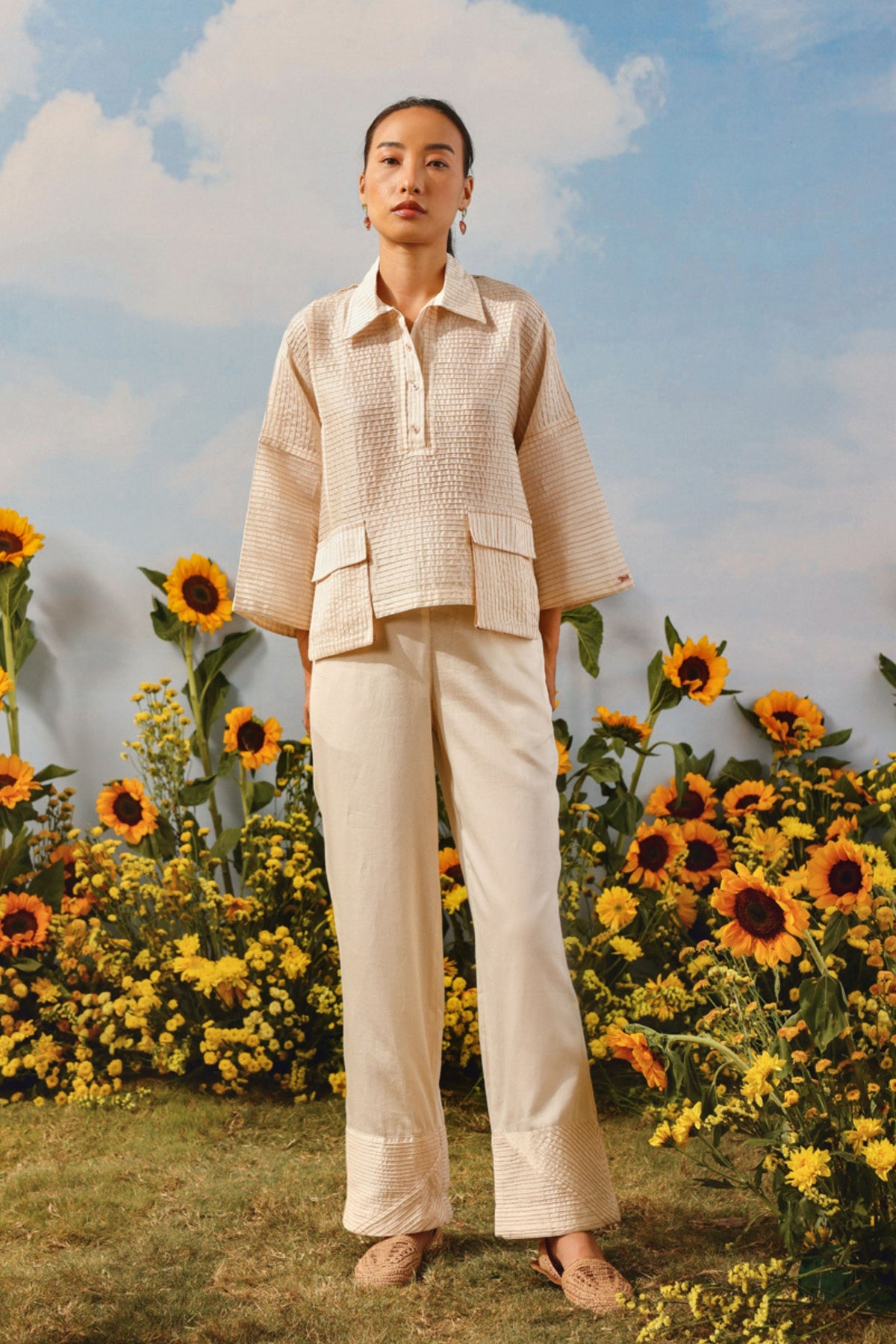 Pintuck Pocket Jacket