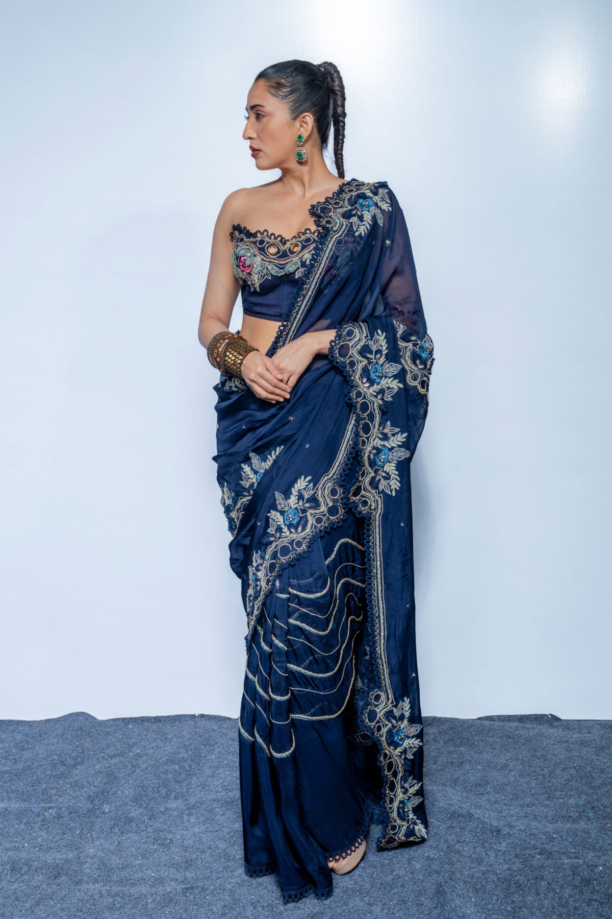 Kiara Corset Saree Set