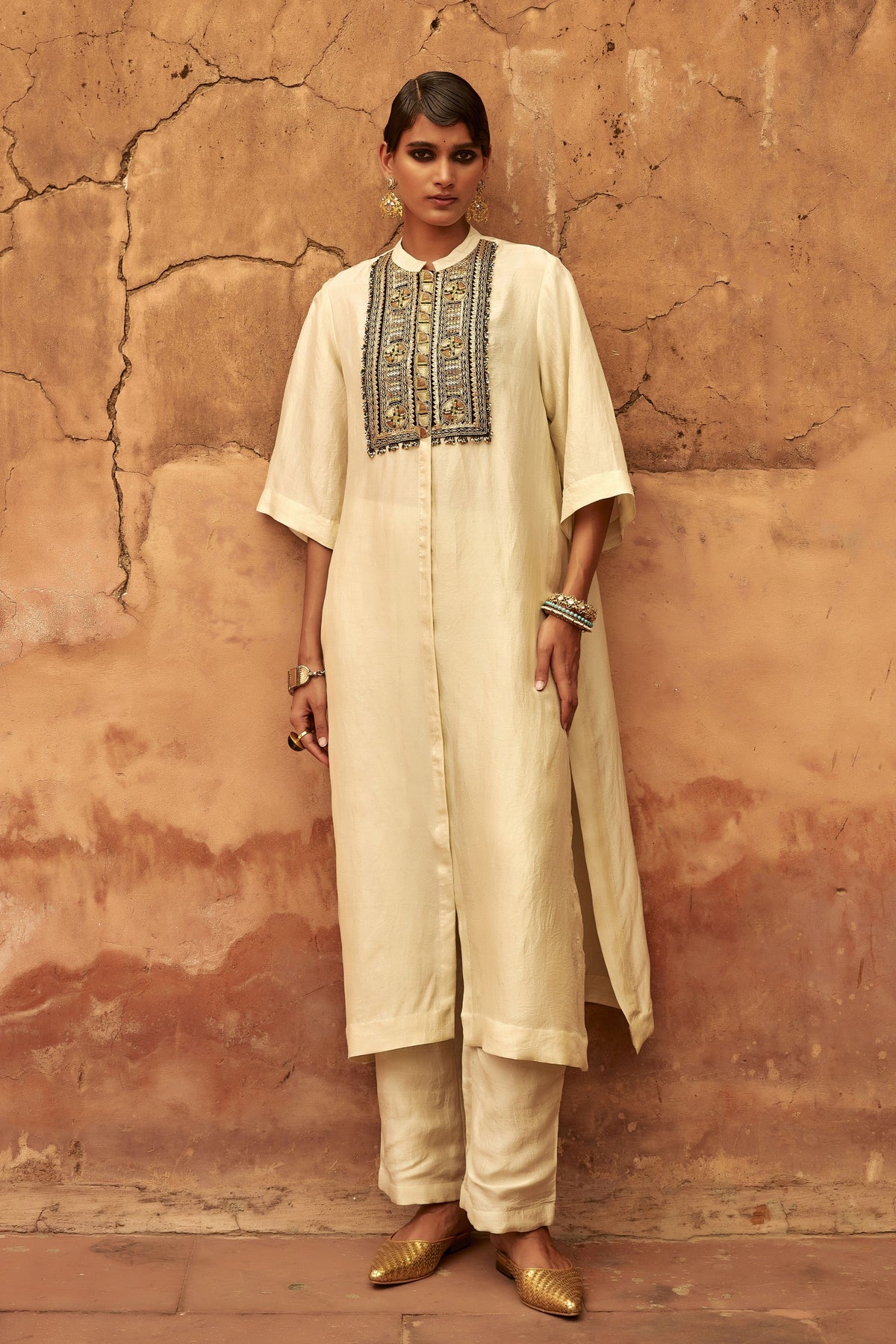 Ivory Dori Kaftan Set