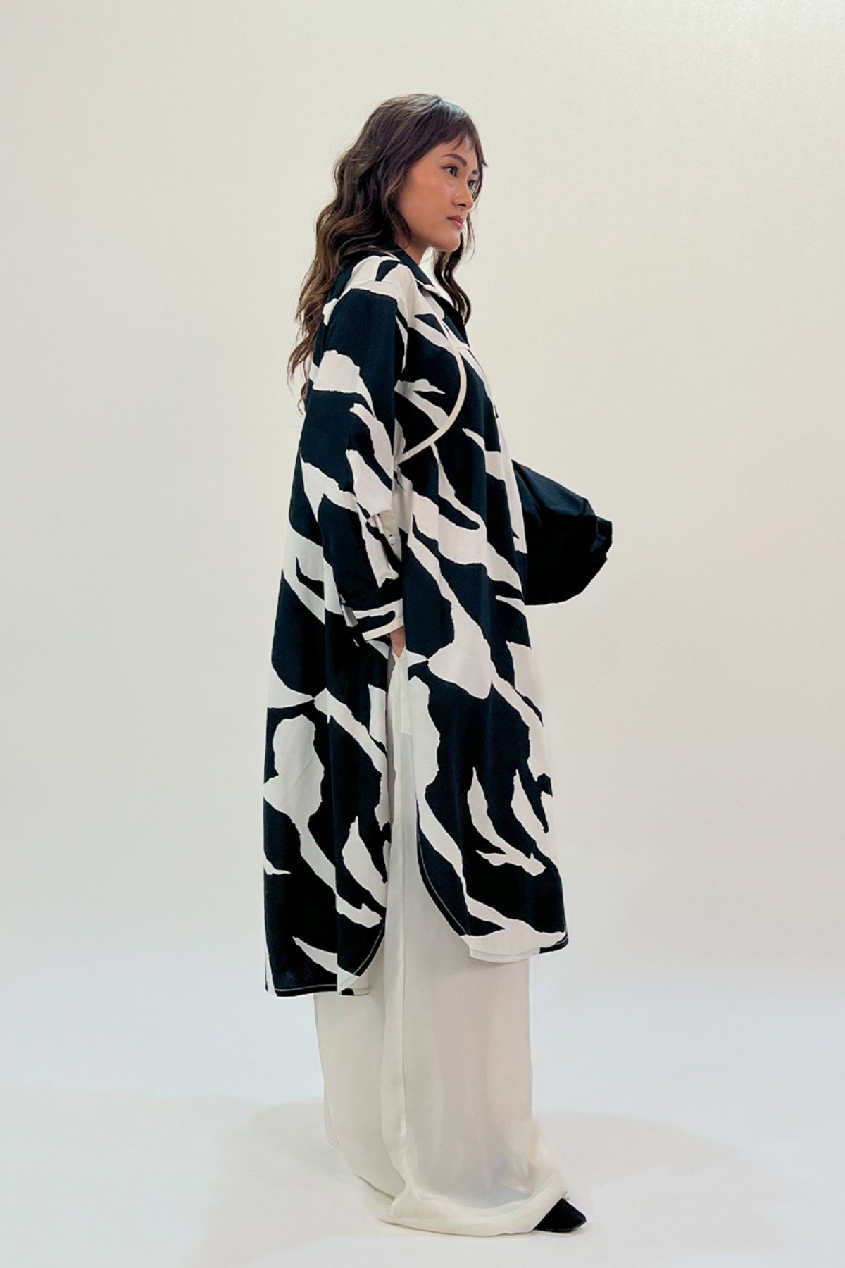 Line Shirt Dress