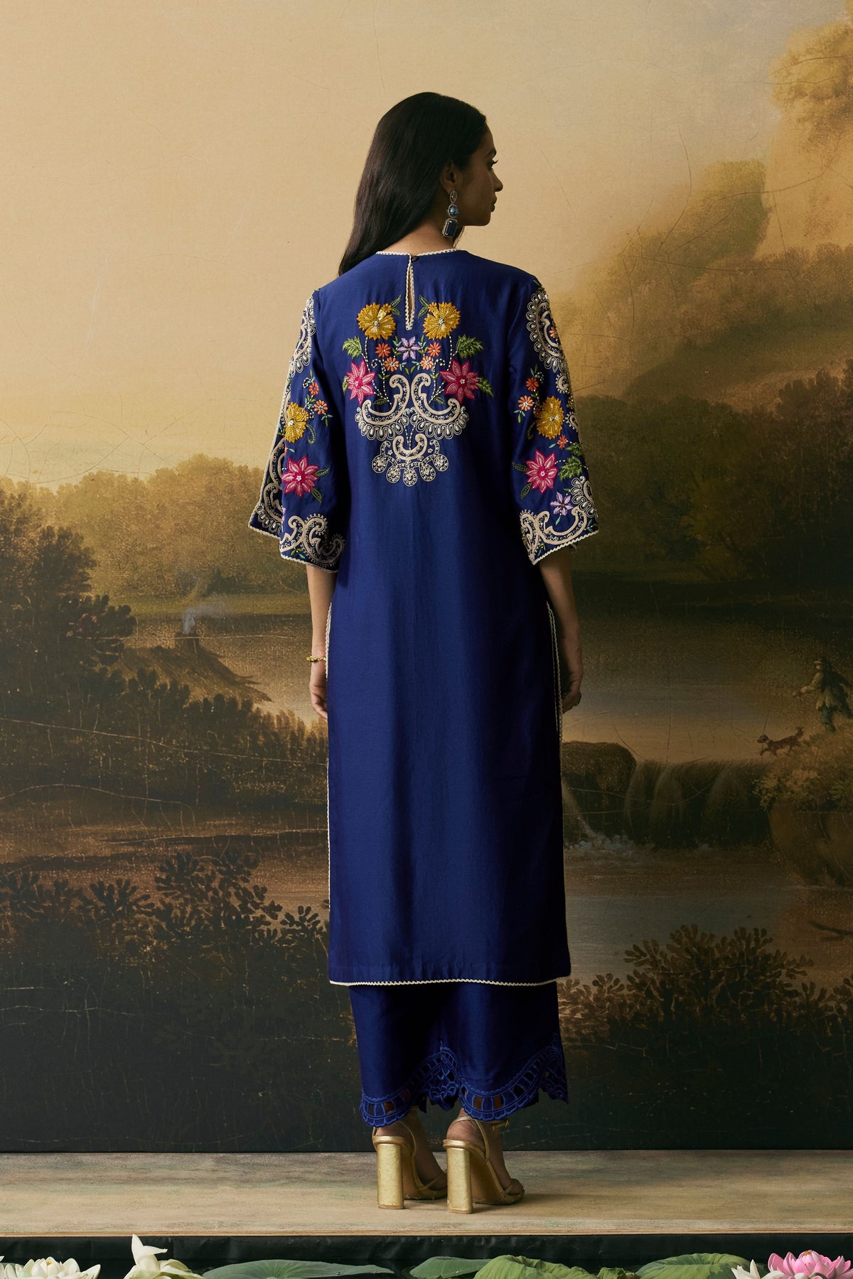 Cobalt Blue Kurta Set