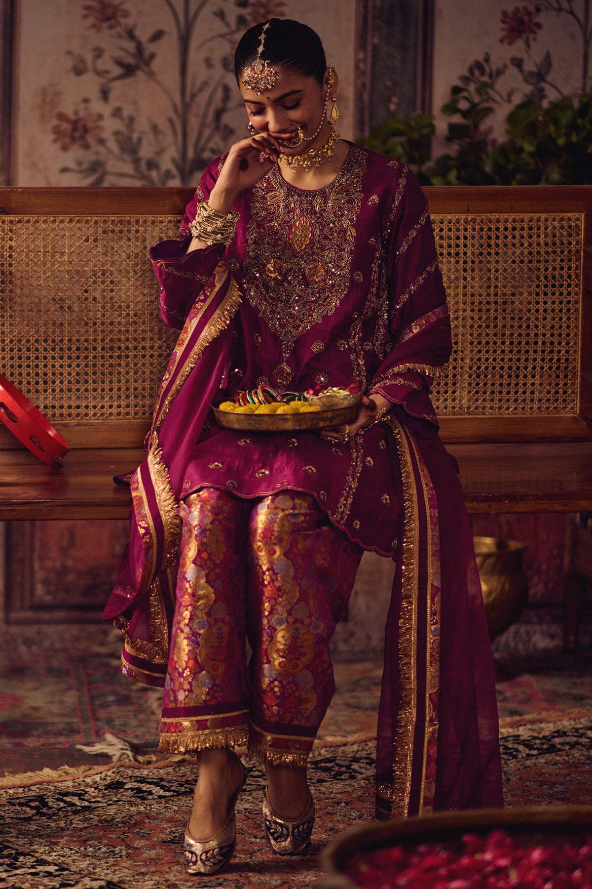 Rani Rang Kheem Kurta Salwar Set