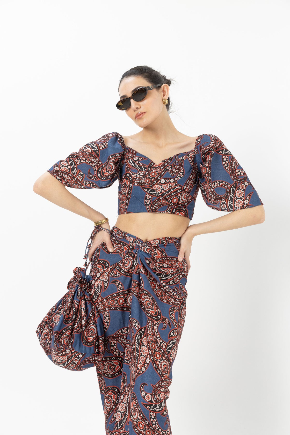 Deniz Tulip Skirt Set
