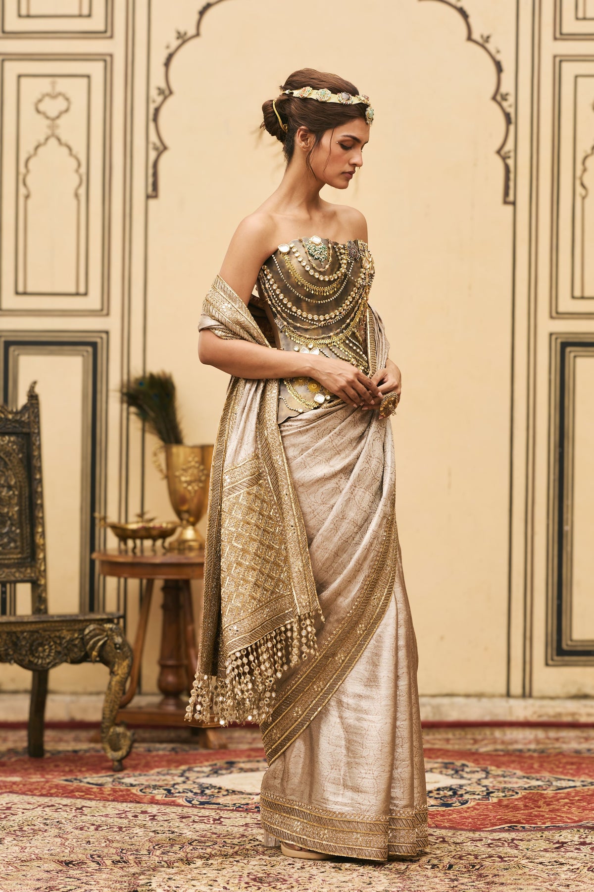 Gulnaar Saree Set
