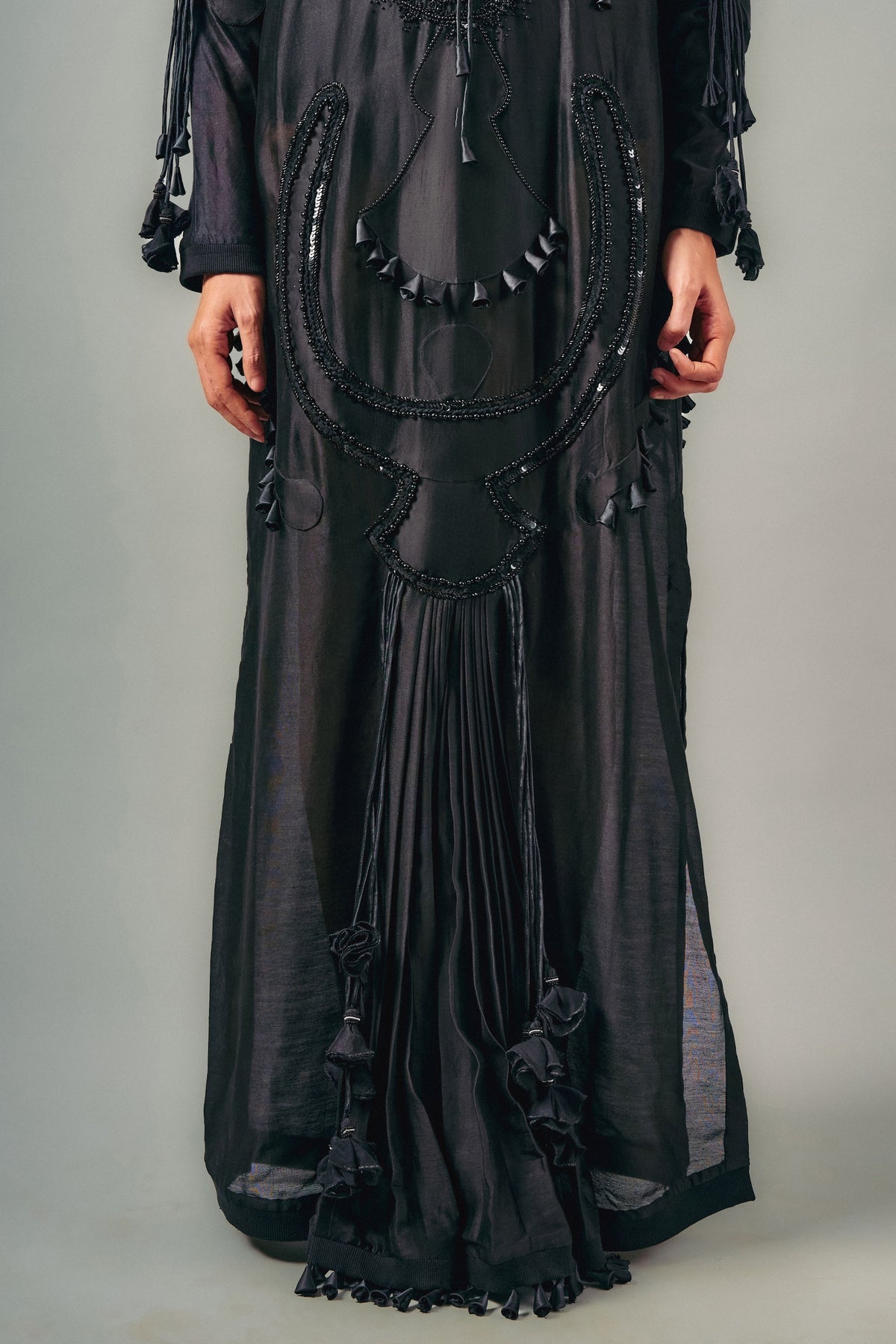 Circles Dhoti Drape Dress