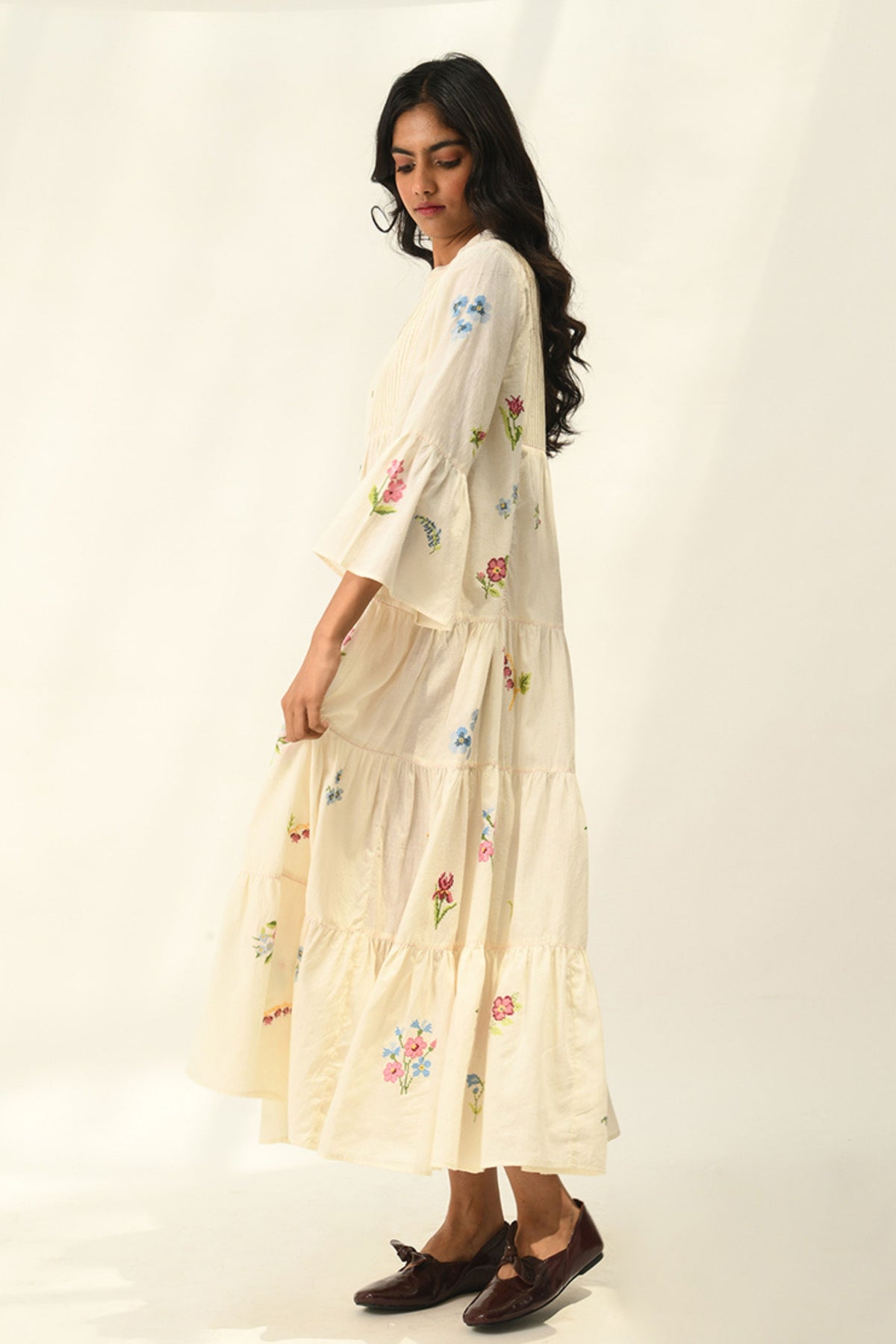 Corymbifera Embroidered Dress