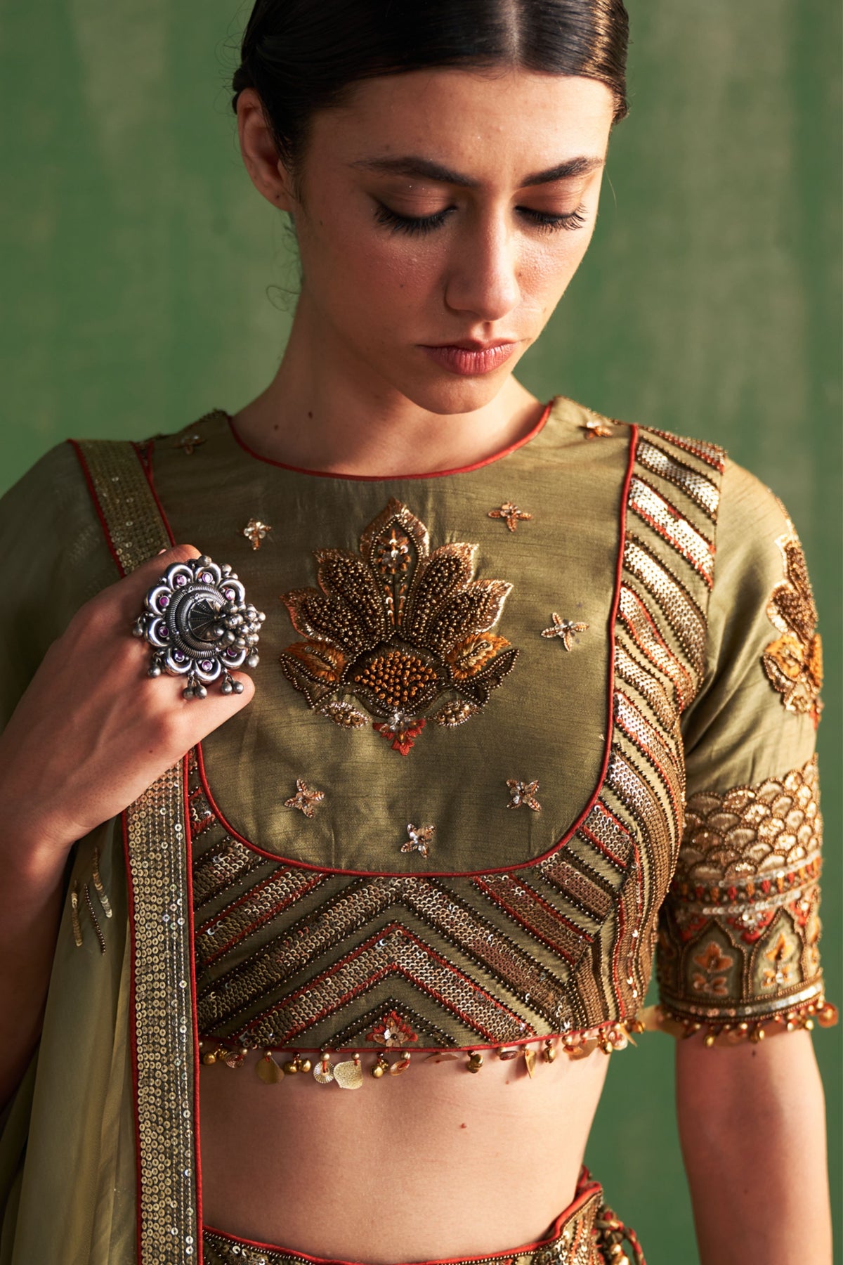 Vatika Silk Lehenga Set