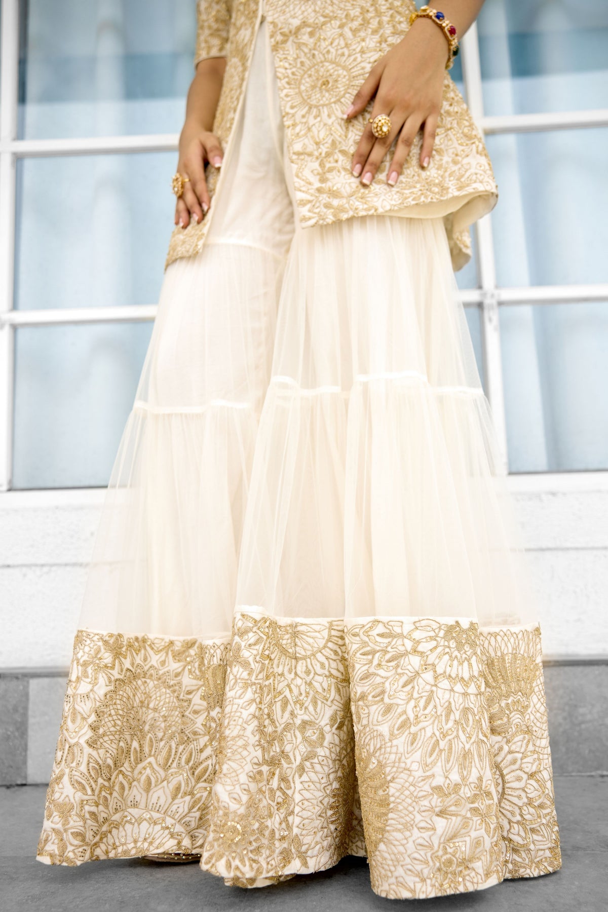 Sun Ray Sharara Set