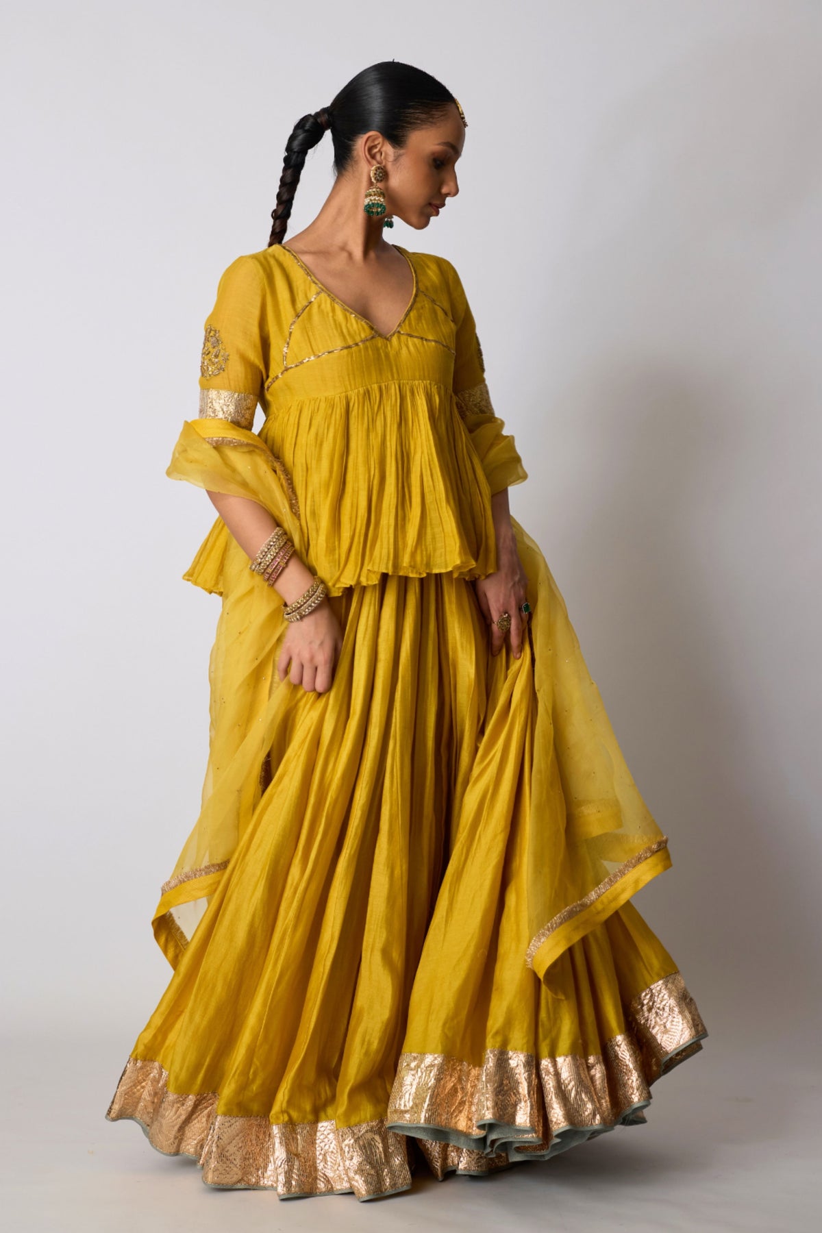 Kesari Lehenga Set