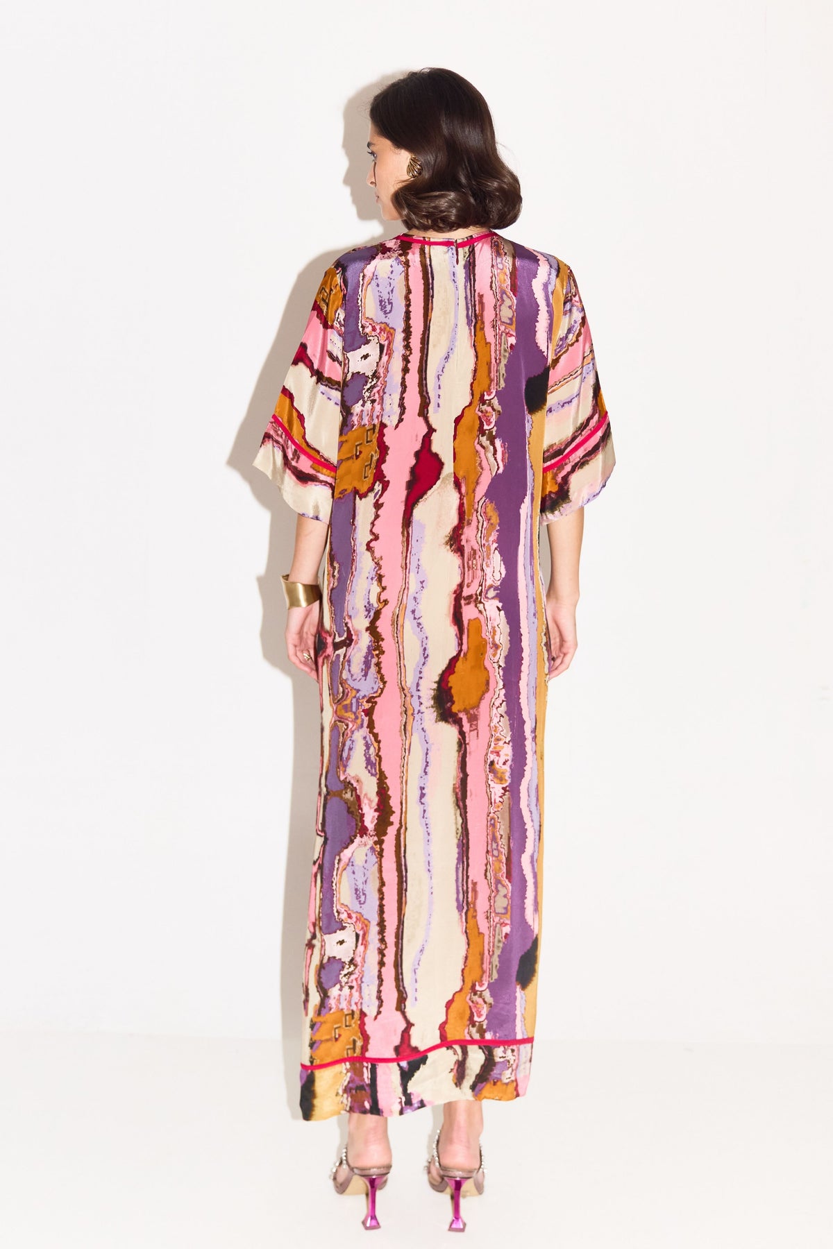 Enid Printed Boxy Dress