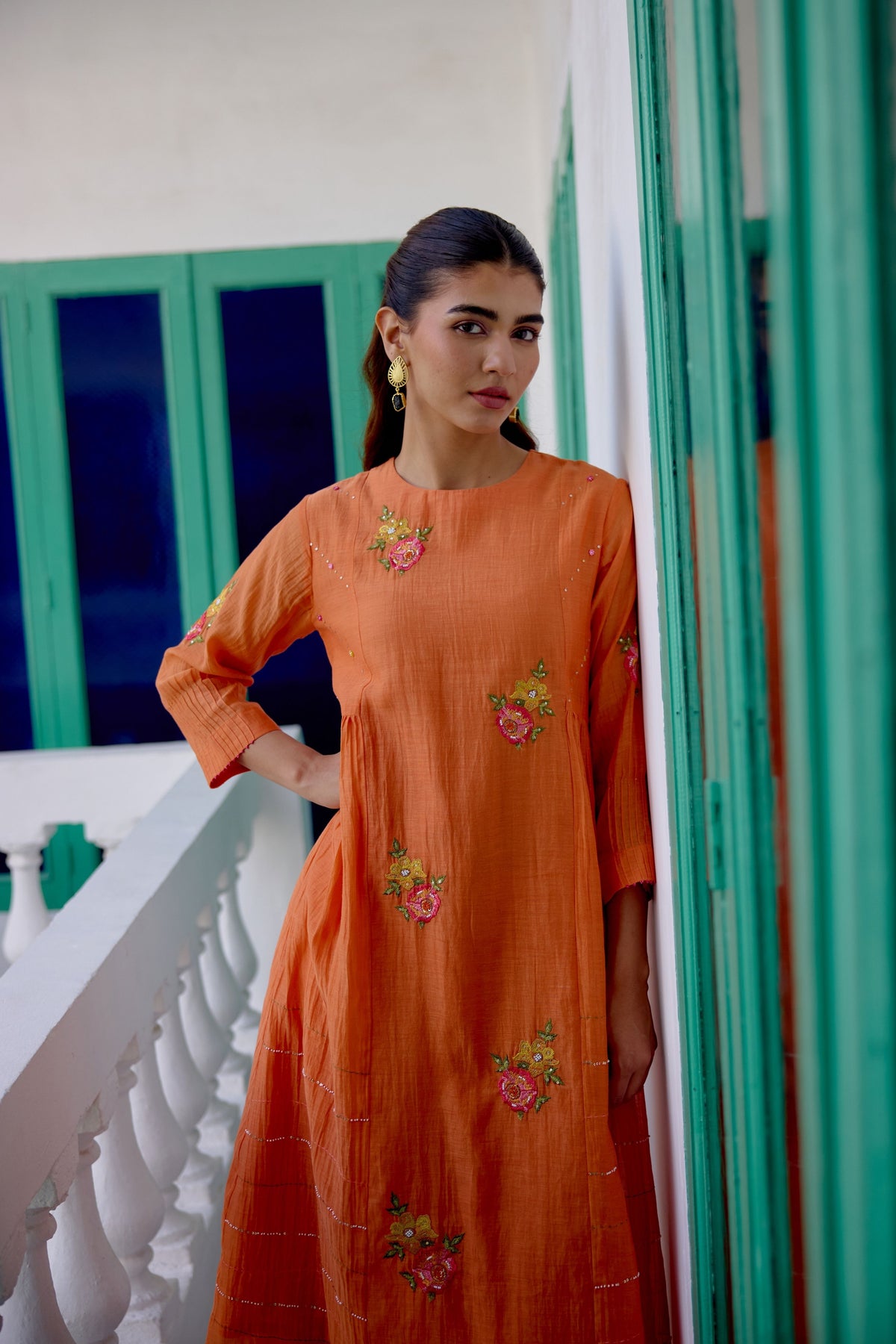 Tangerine Love Suit Set