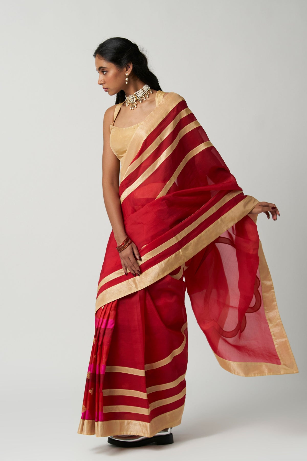 Ruby Mehrabiya Saree
