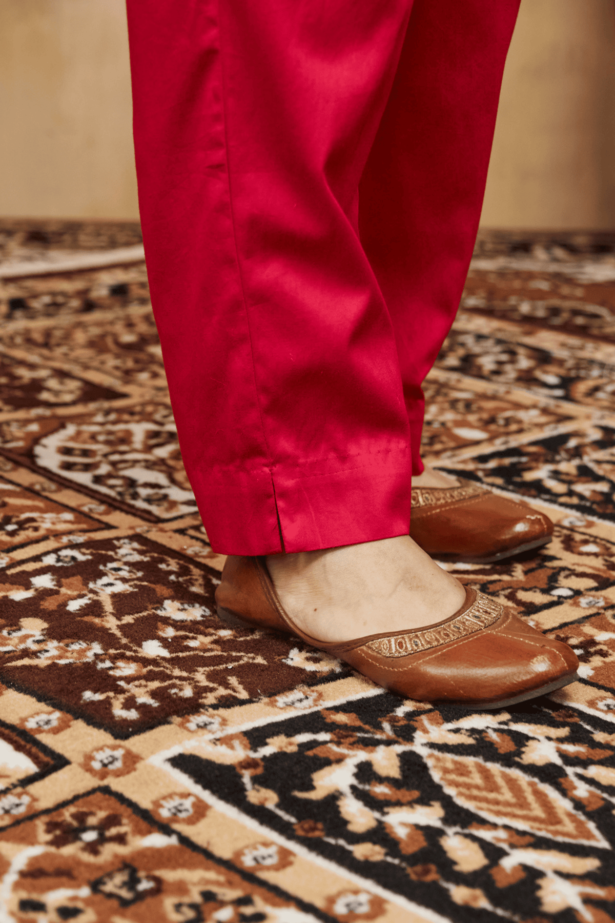 Olive Cotton Silk Samara Kurta Set