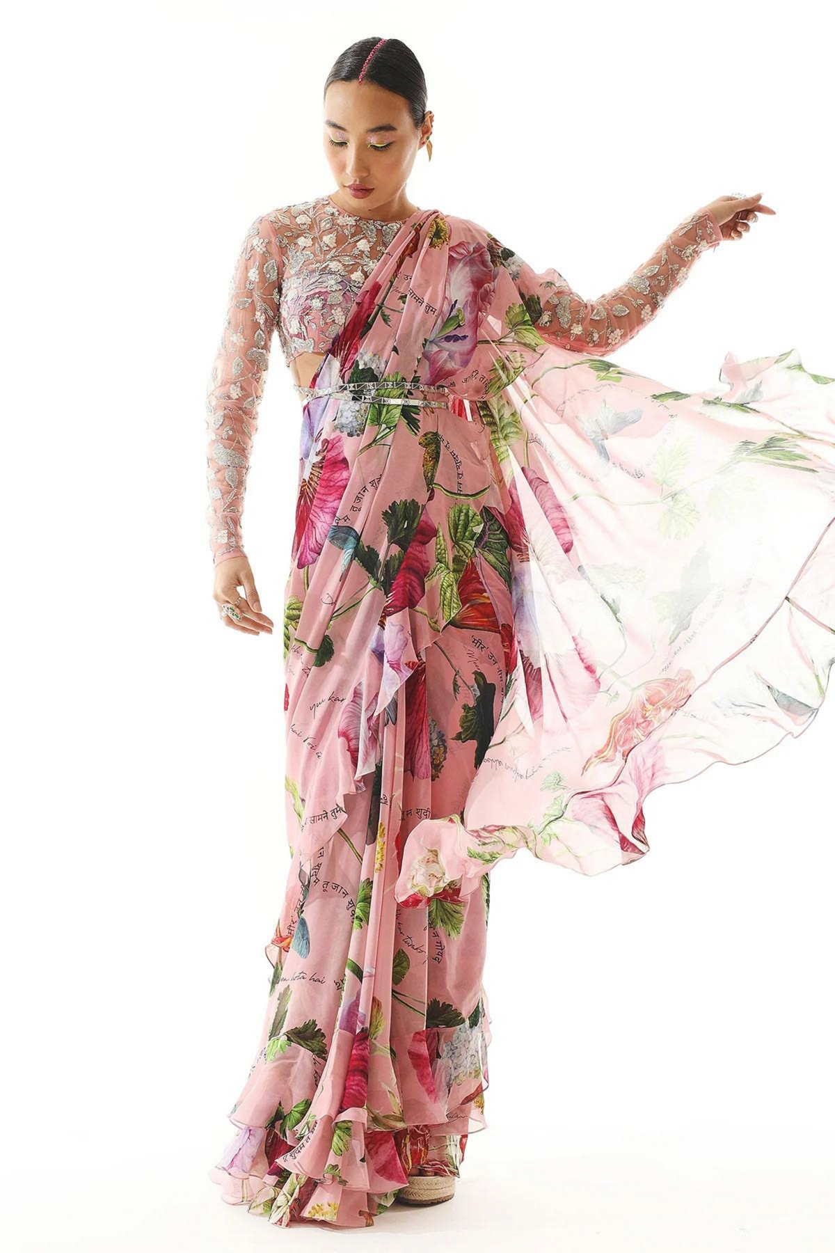 Shanaya Ruffle Saree