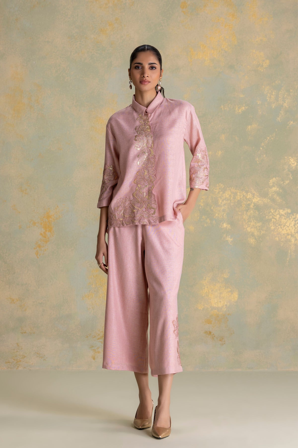 Golden Grace Blush Shirt