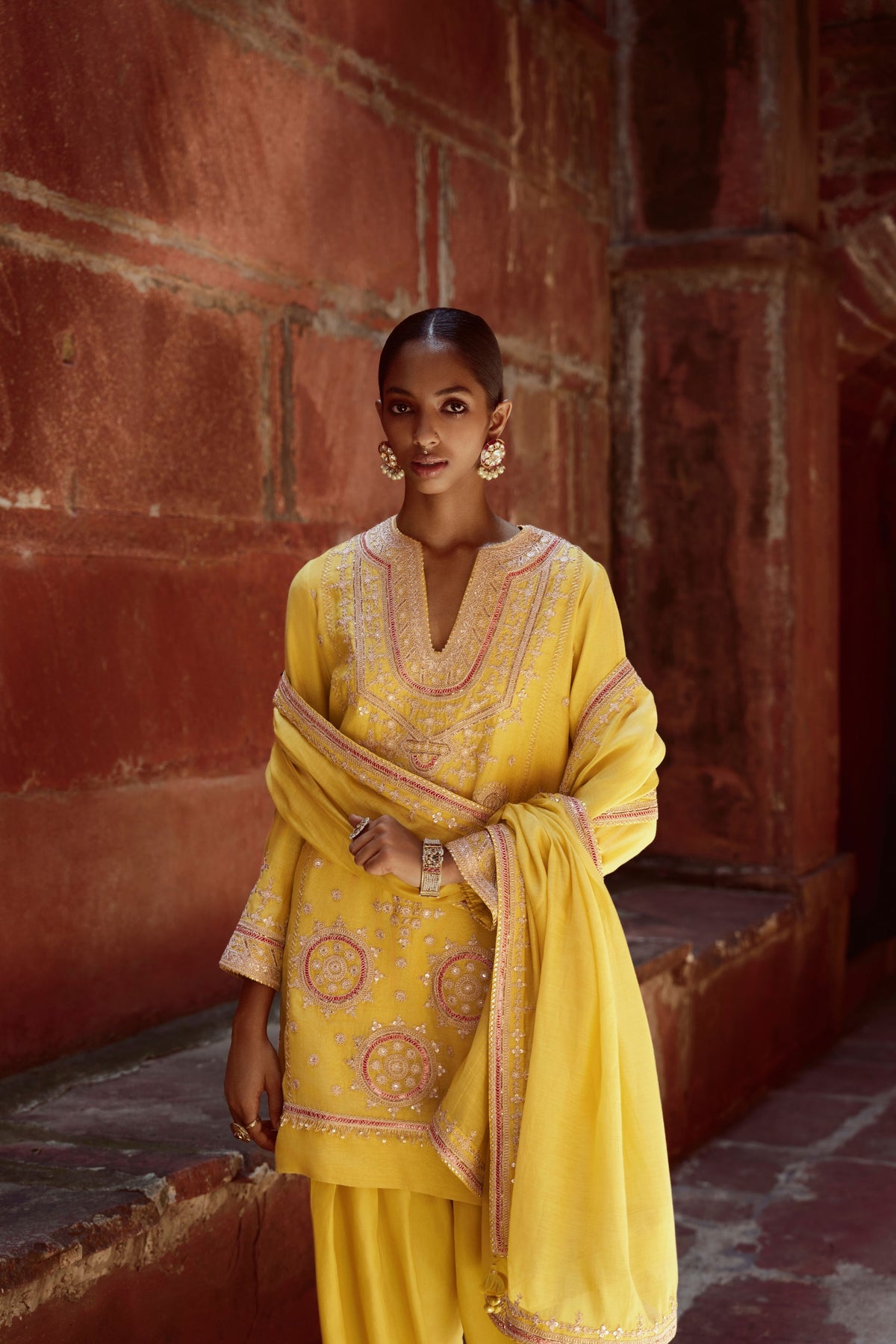 Yellow Moon Salwar Set