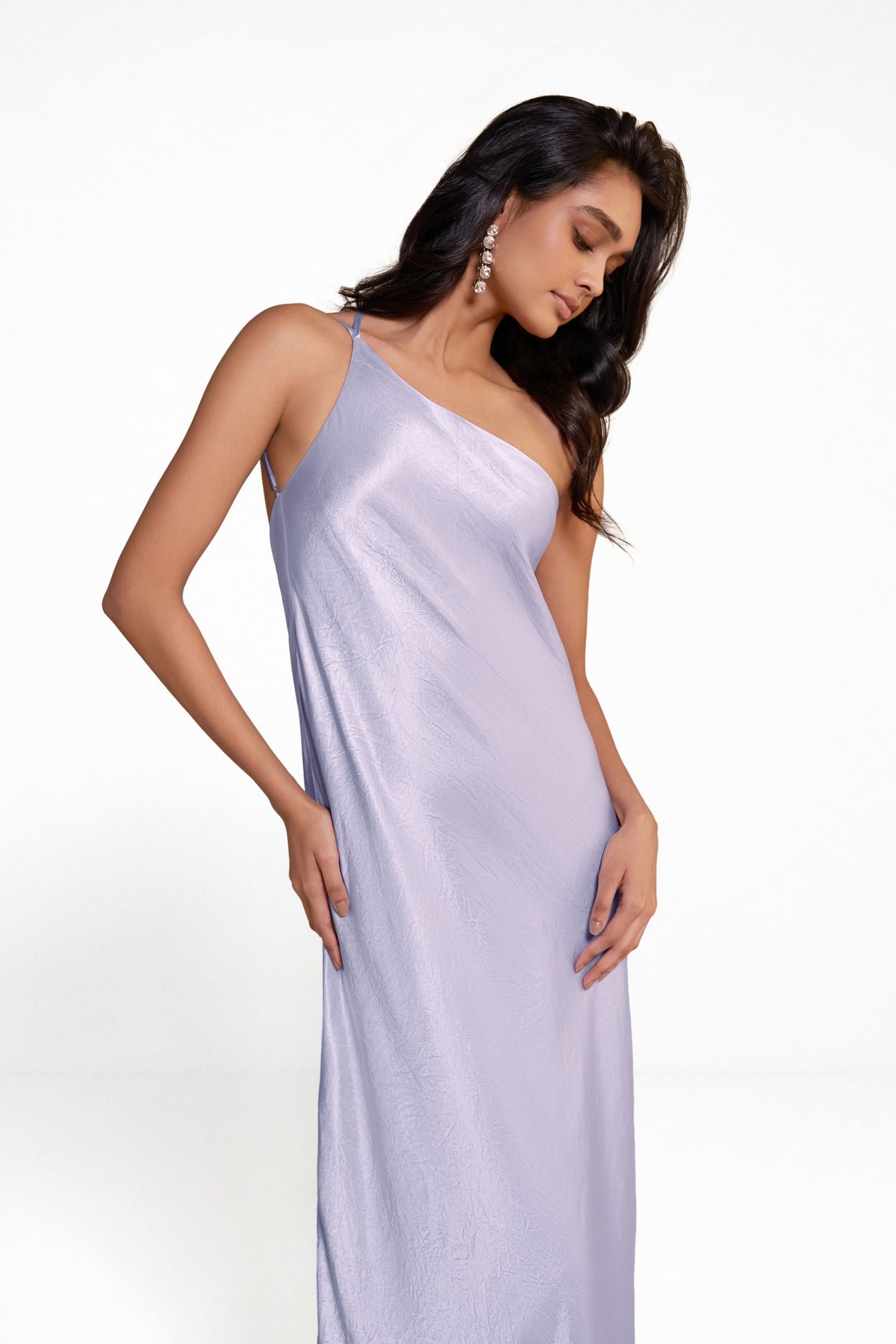 Icy Satin Gown