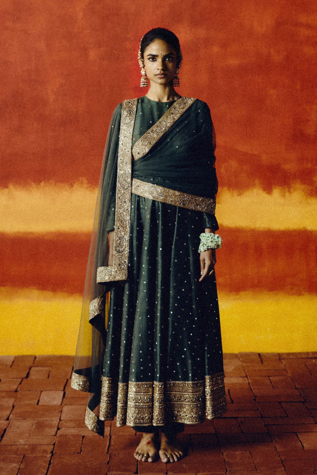 Valli Anarkali Set