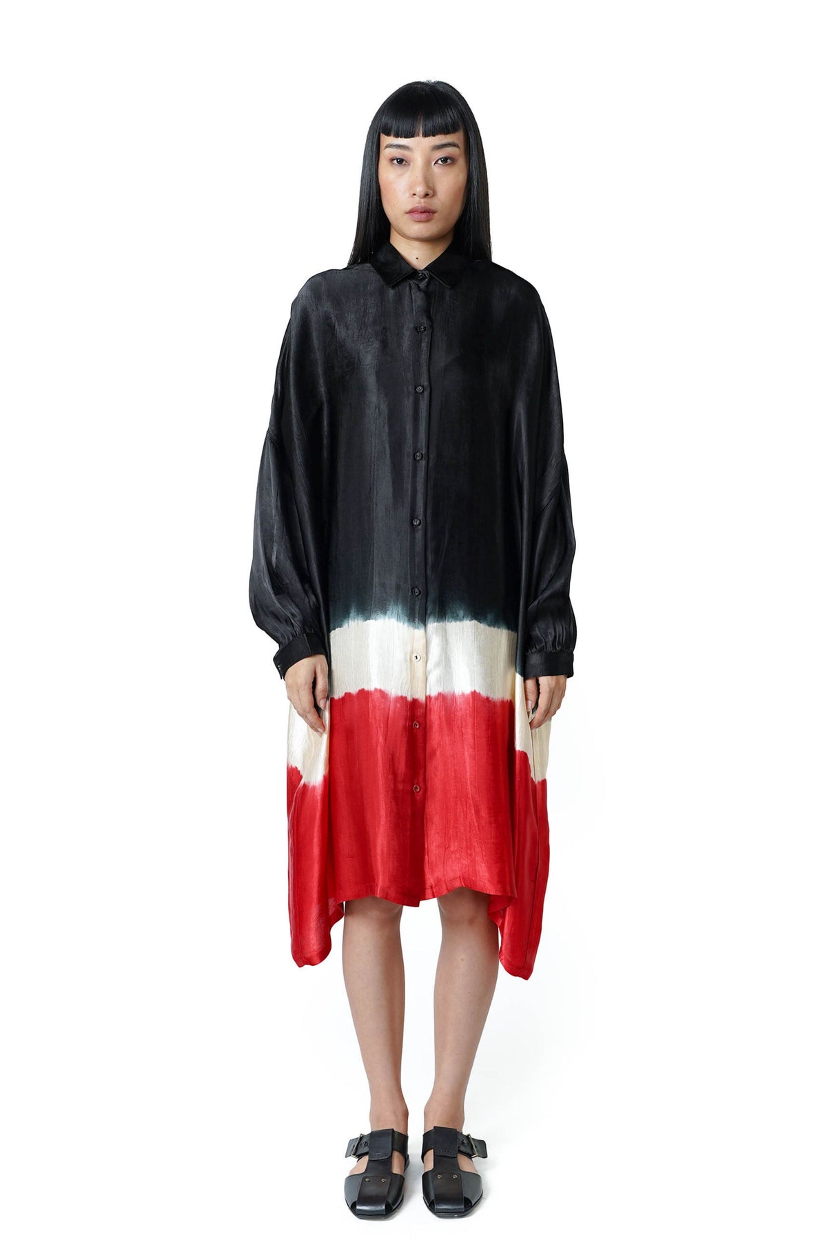 Watermelon Square Shirt Dress