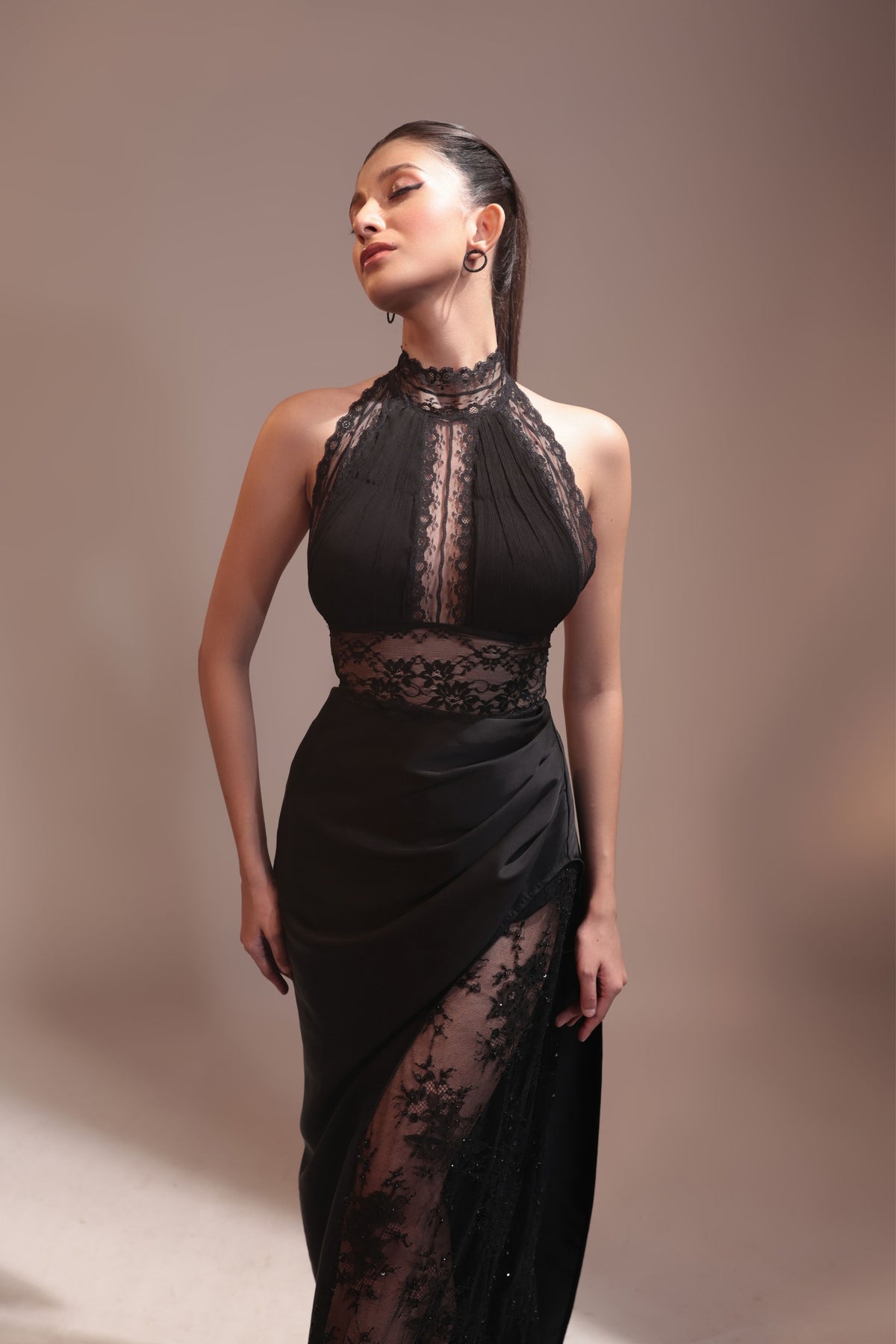 Ombrelle Draped Skirt Set