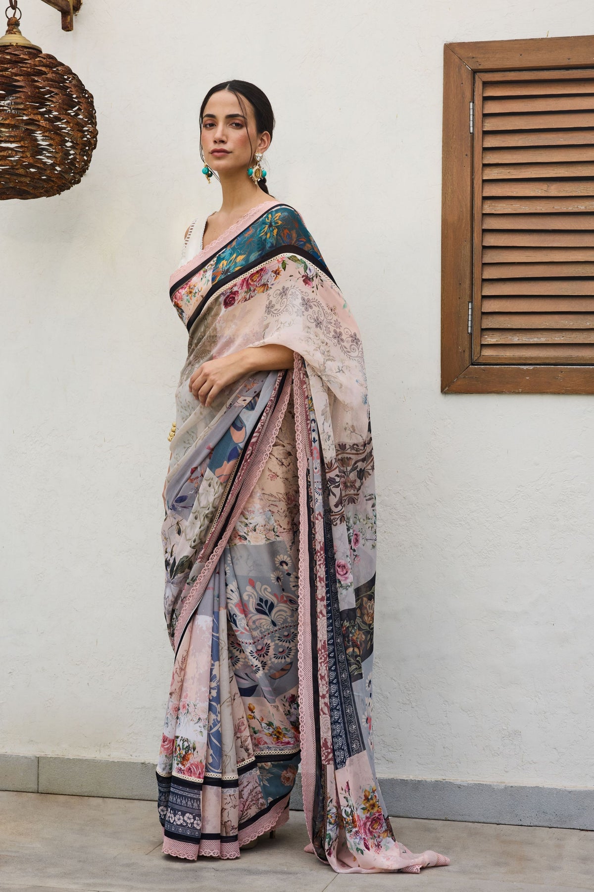 Ira Chanderi Saree Set