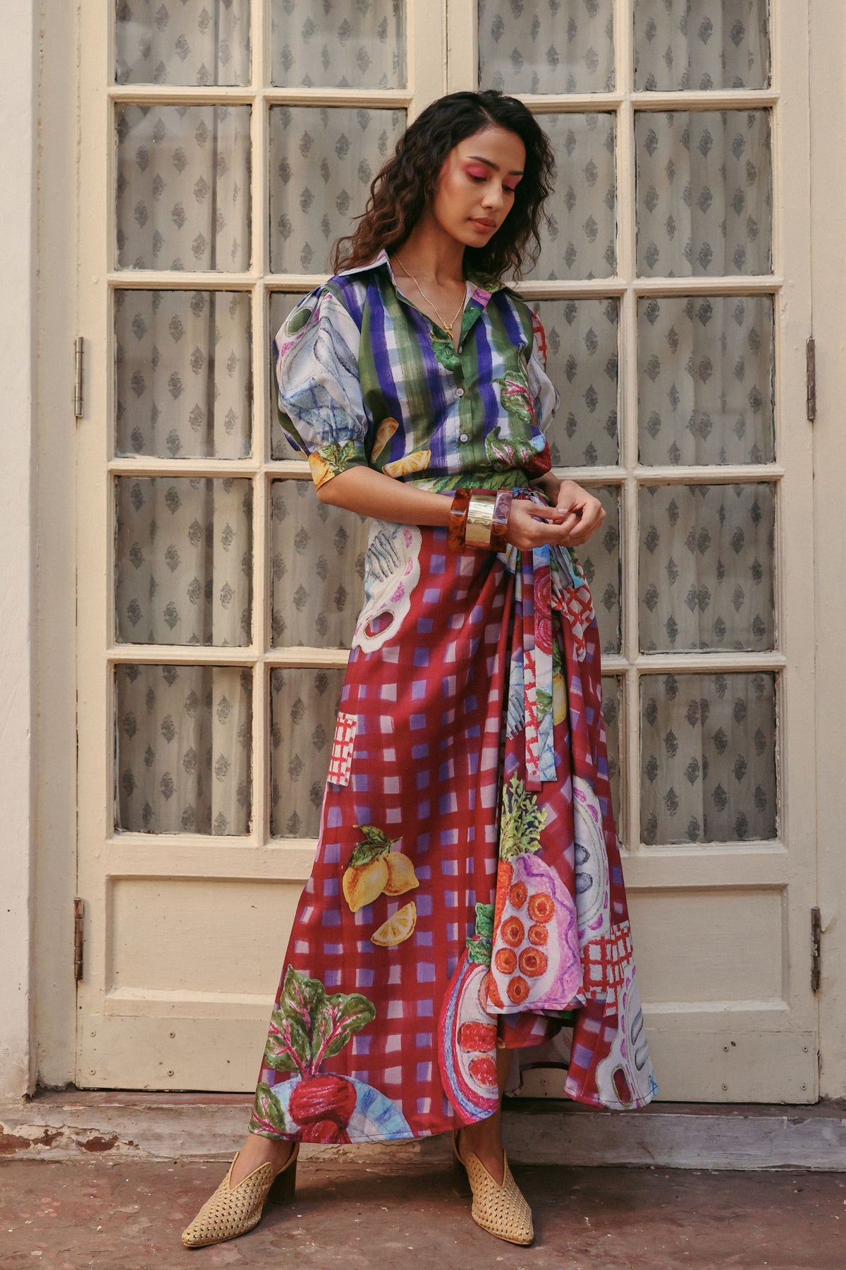 Retro Rani Skirt Set
